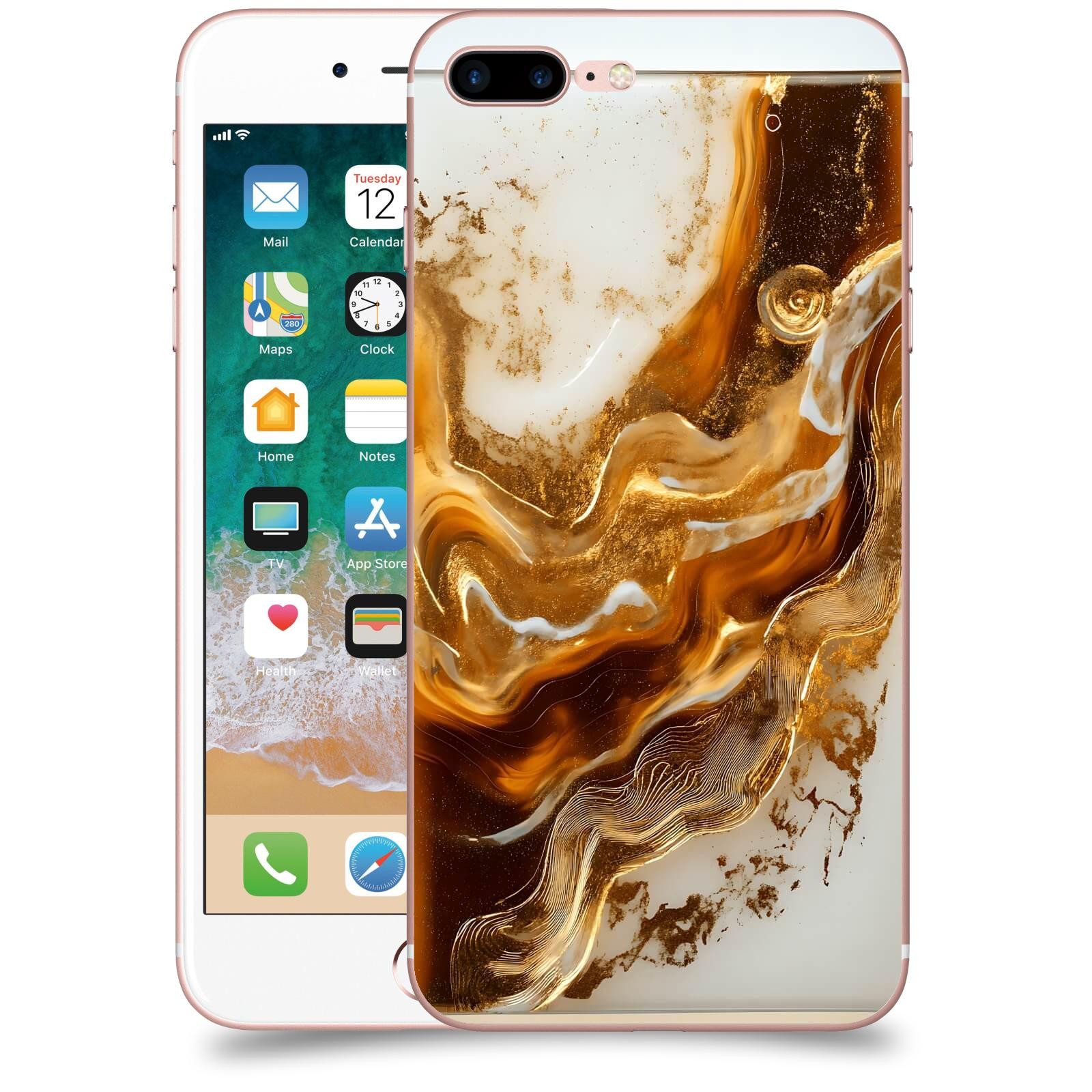 ACOVER Kryt na mobil Apple iPhone 7 Plus - Amber I