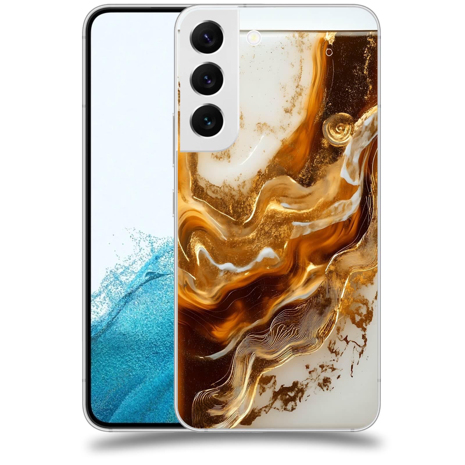 ACOVER Kryt na mobil Samsung Galaxy S22 5G - Amber I