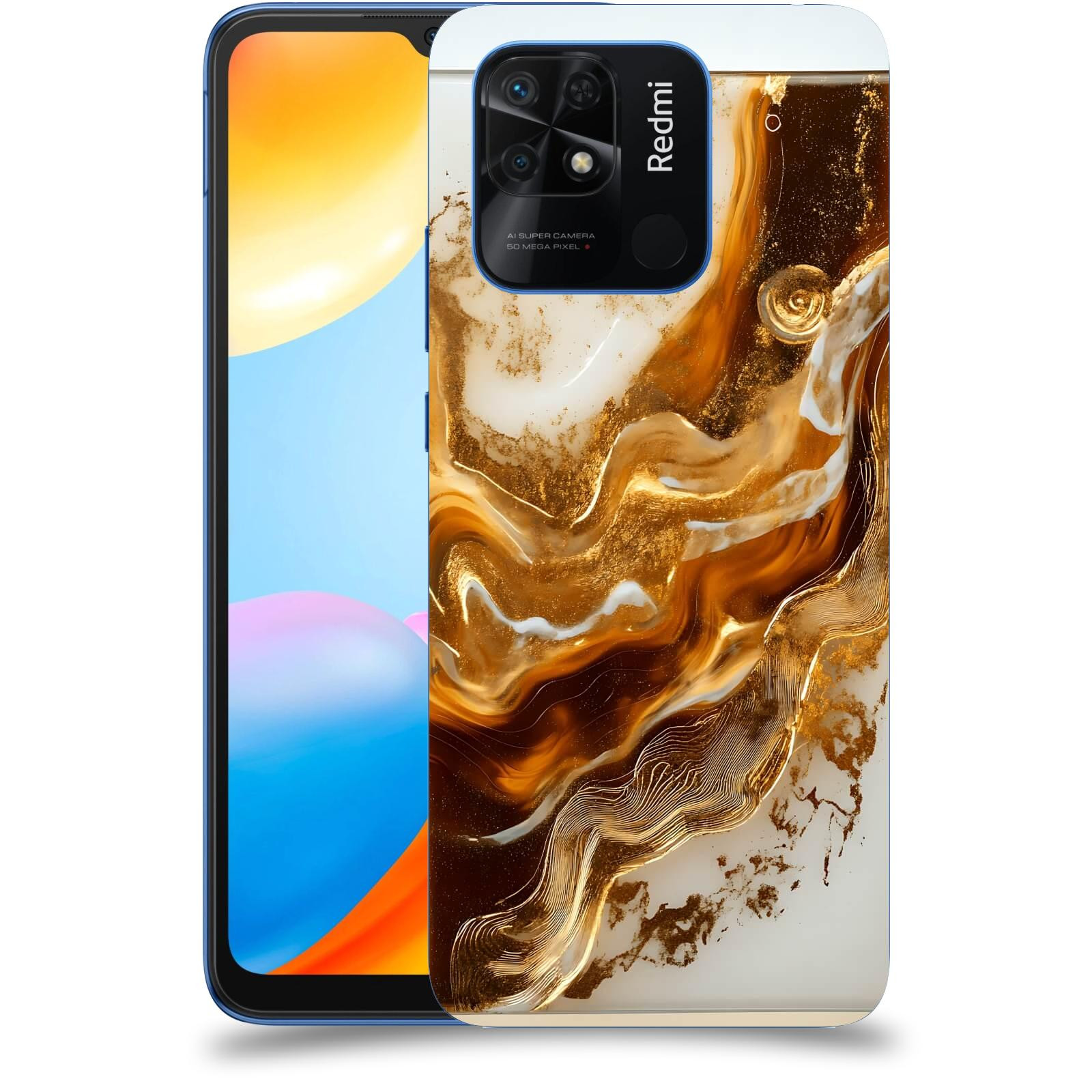ACOVER Kryt na mobil Xiaomi Redmi 10C - Amber I