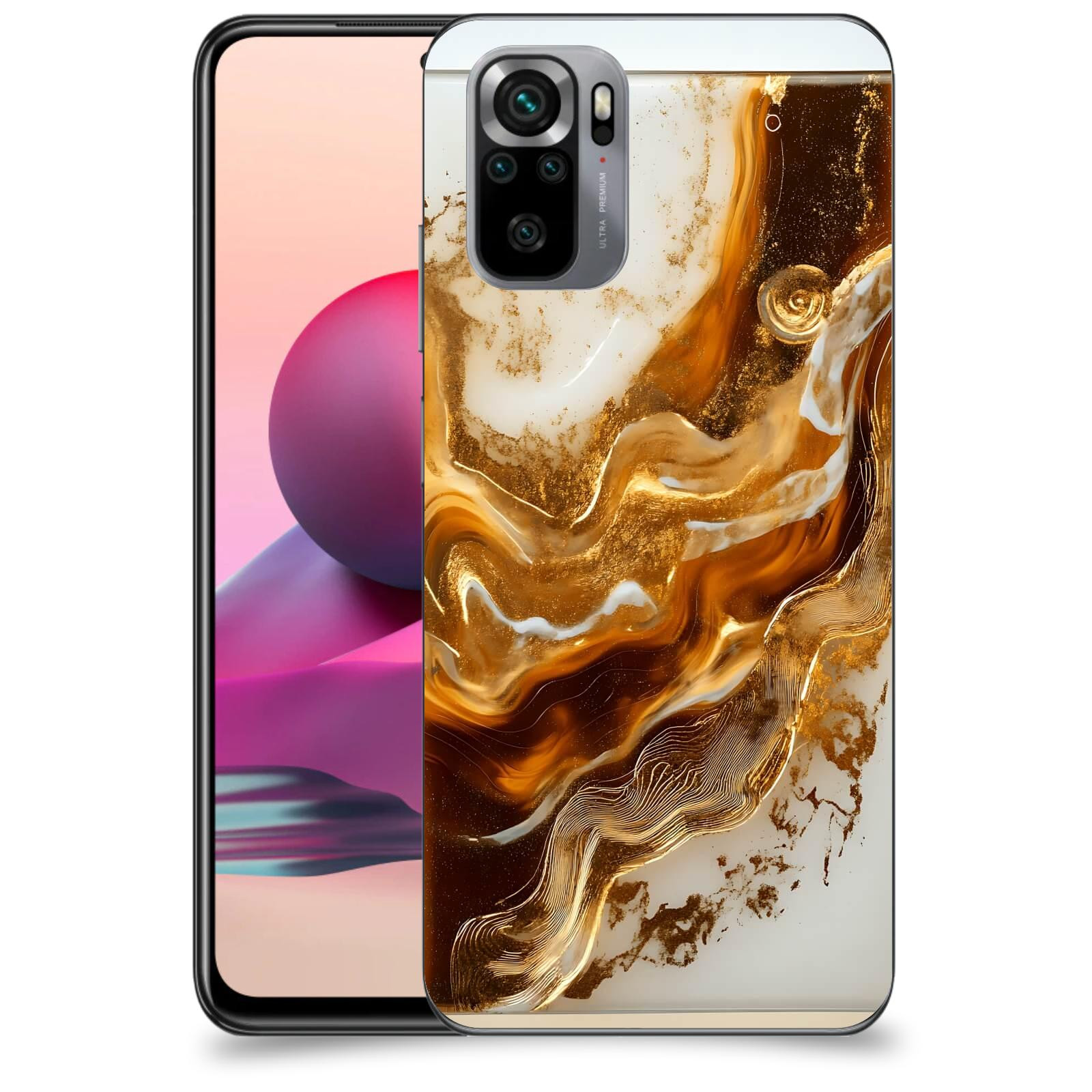 ACOVER Kryt na mobil Xiaomi Redmi Note 10S - Amber I