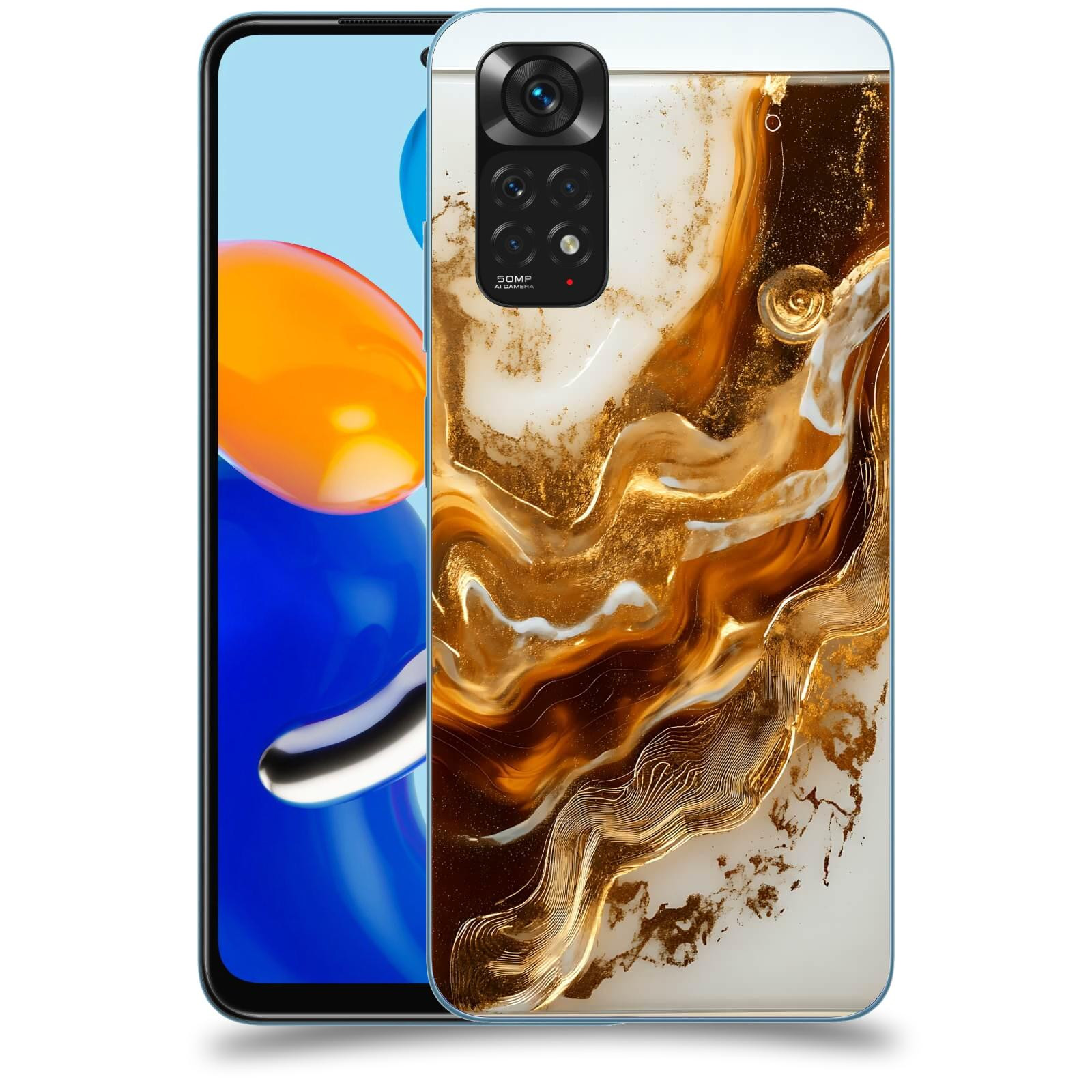 ACOVER Kryt na mobil Xiaomi Redmi Note 11 - Amber I