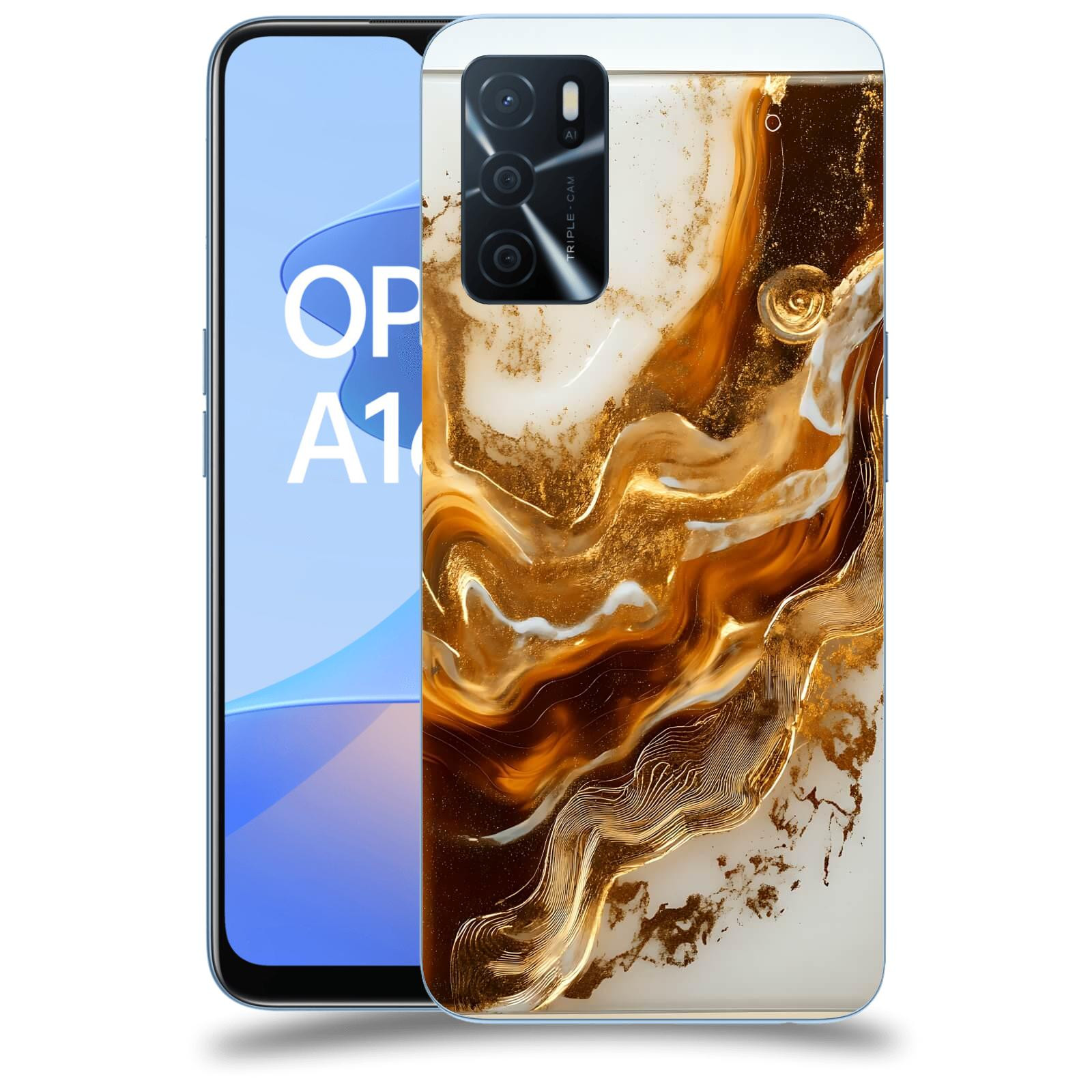 ACOVER Kryt na mobil OPPO A16s - Amber I