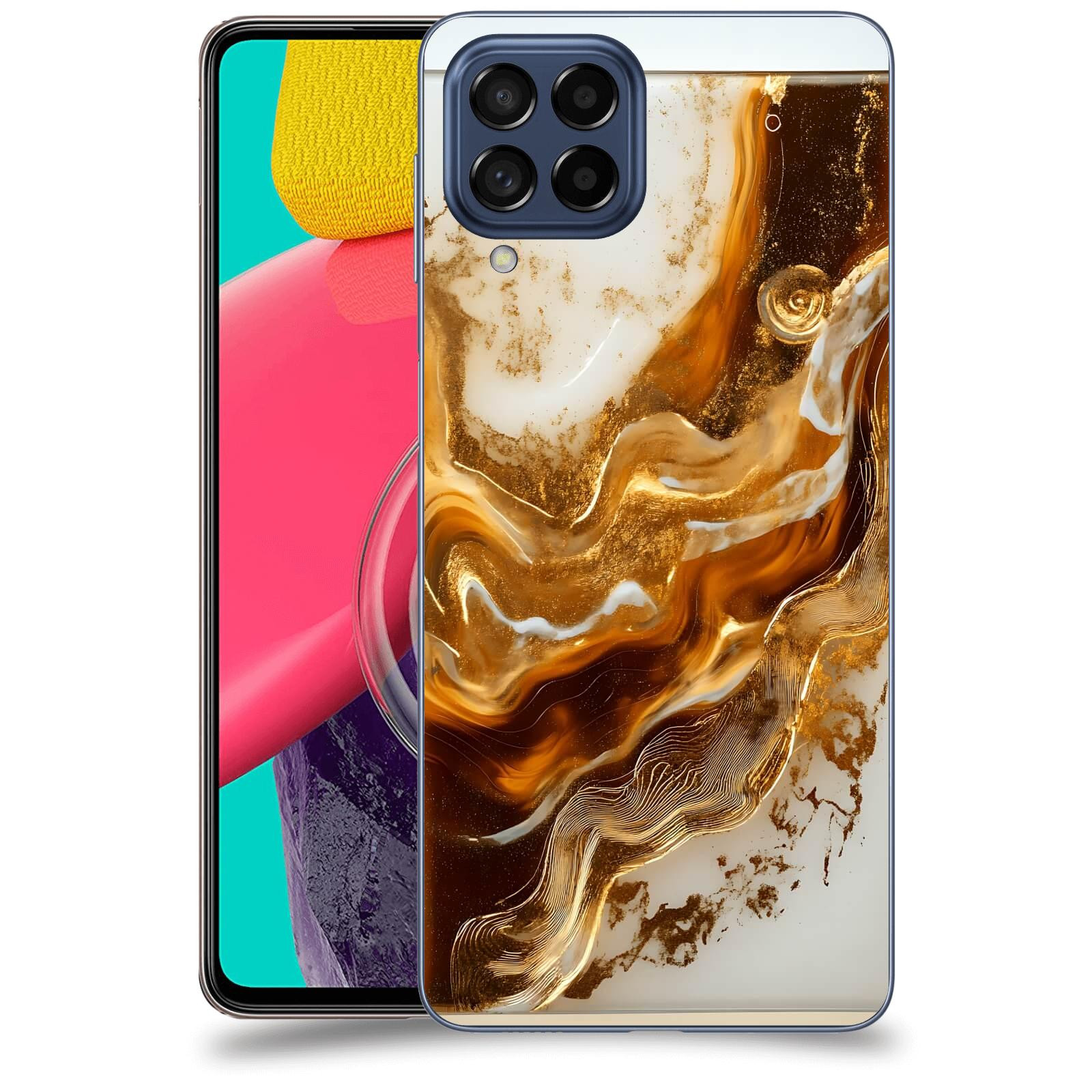 ACOVER Kryt na mobil Samsung Galaxy M53 5G - Amber I