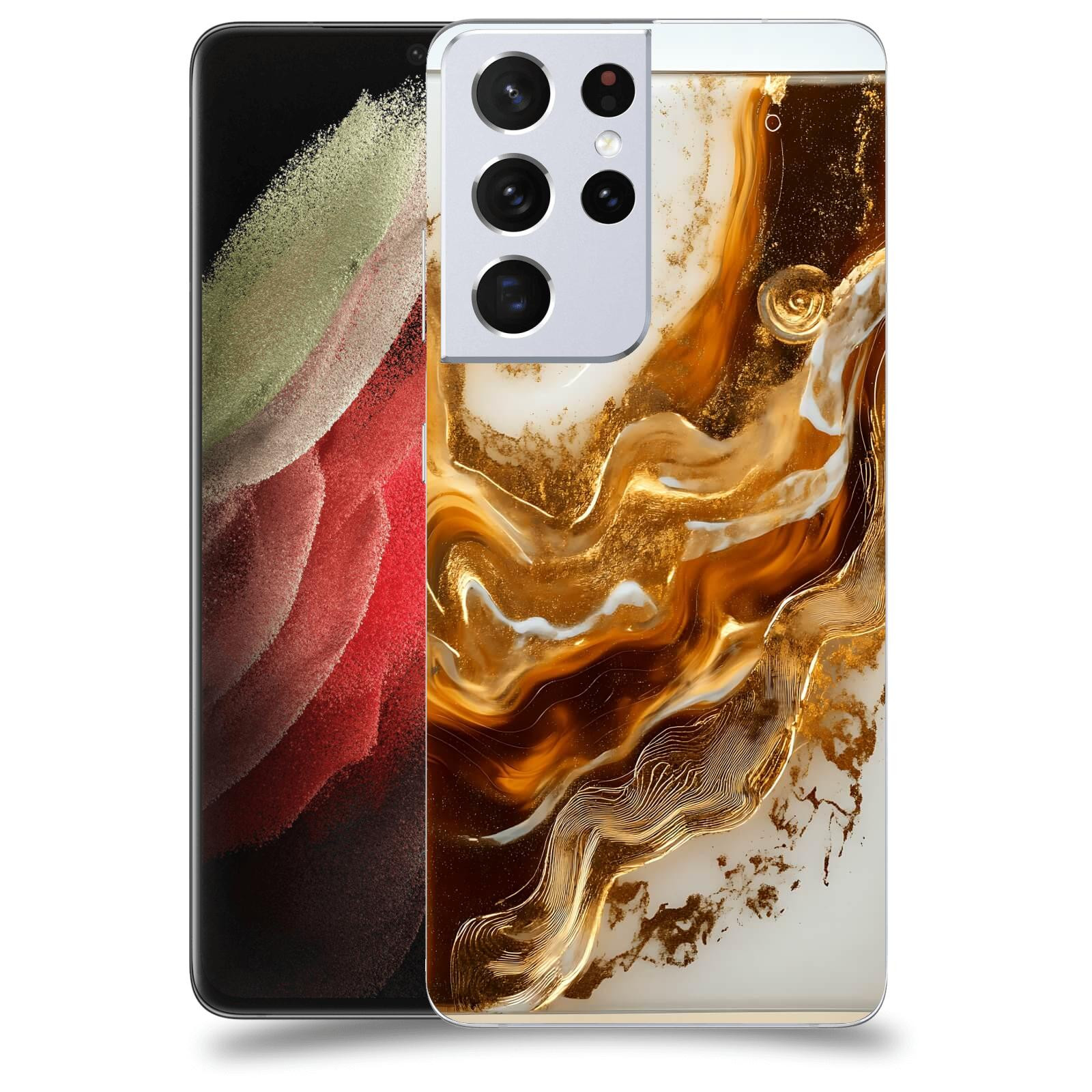 ACOVER Kryt na mobil Samsung Galaxy S21 Ultra 5G G998B - Amber I