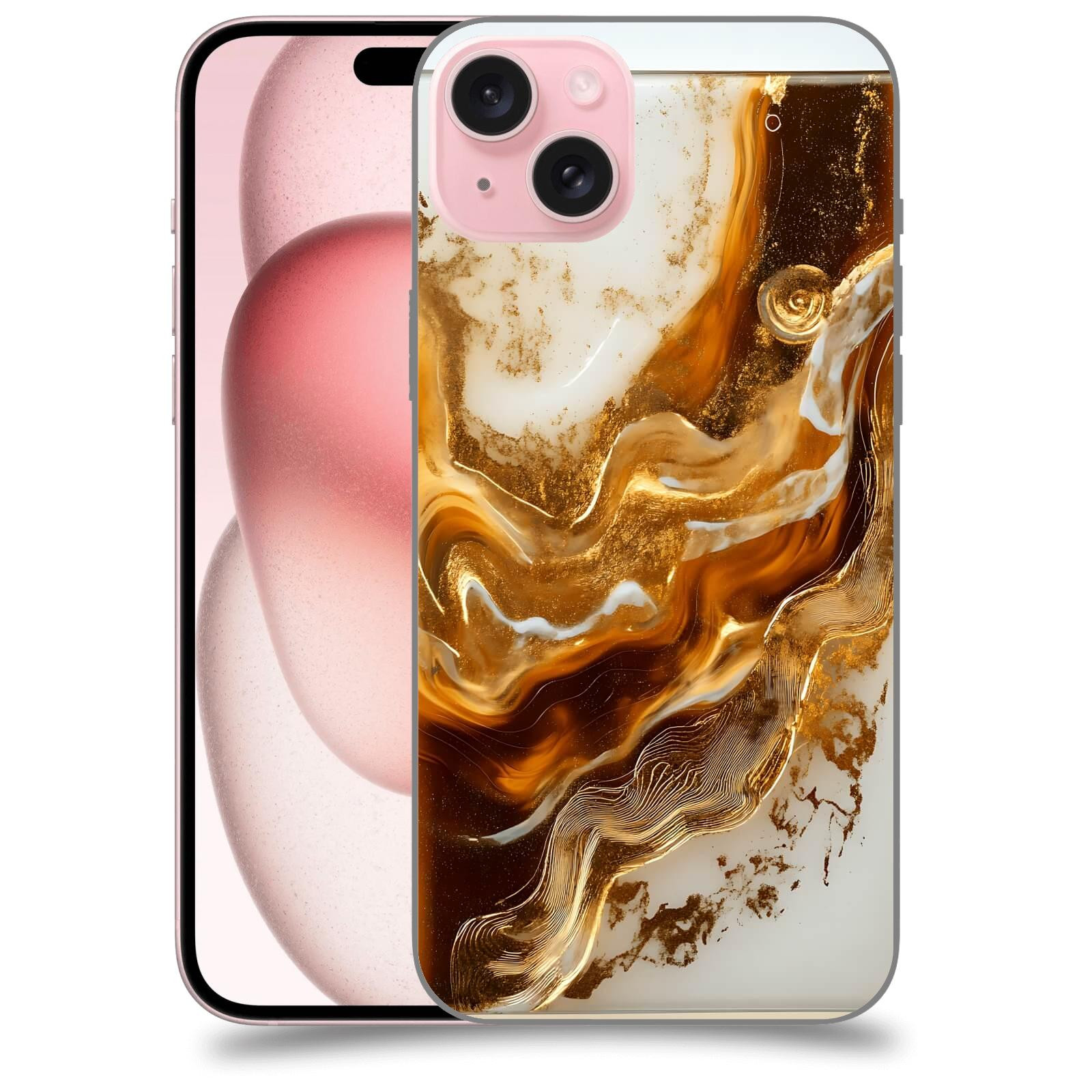ACOVER Kryt na mobil Apple iPhone 15 plus - Amber I