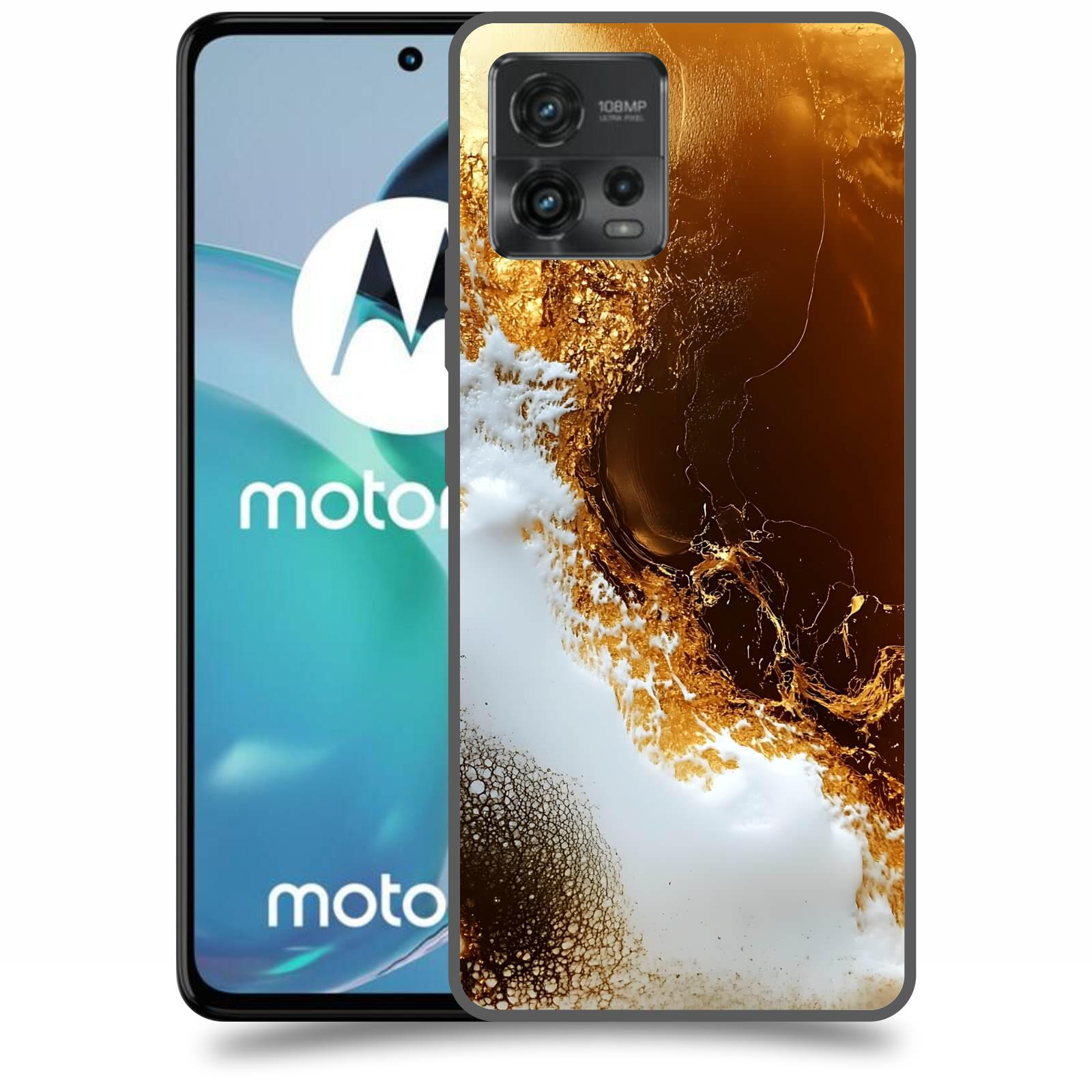 ACOVER Kryt na mobil Motorola Moto G72 - Amber II