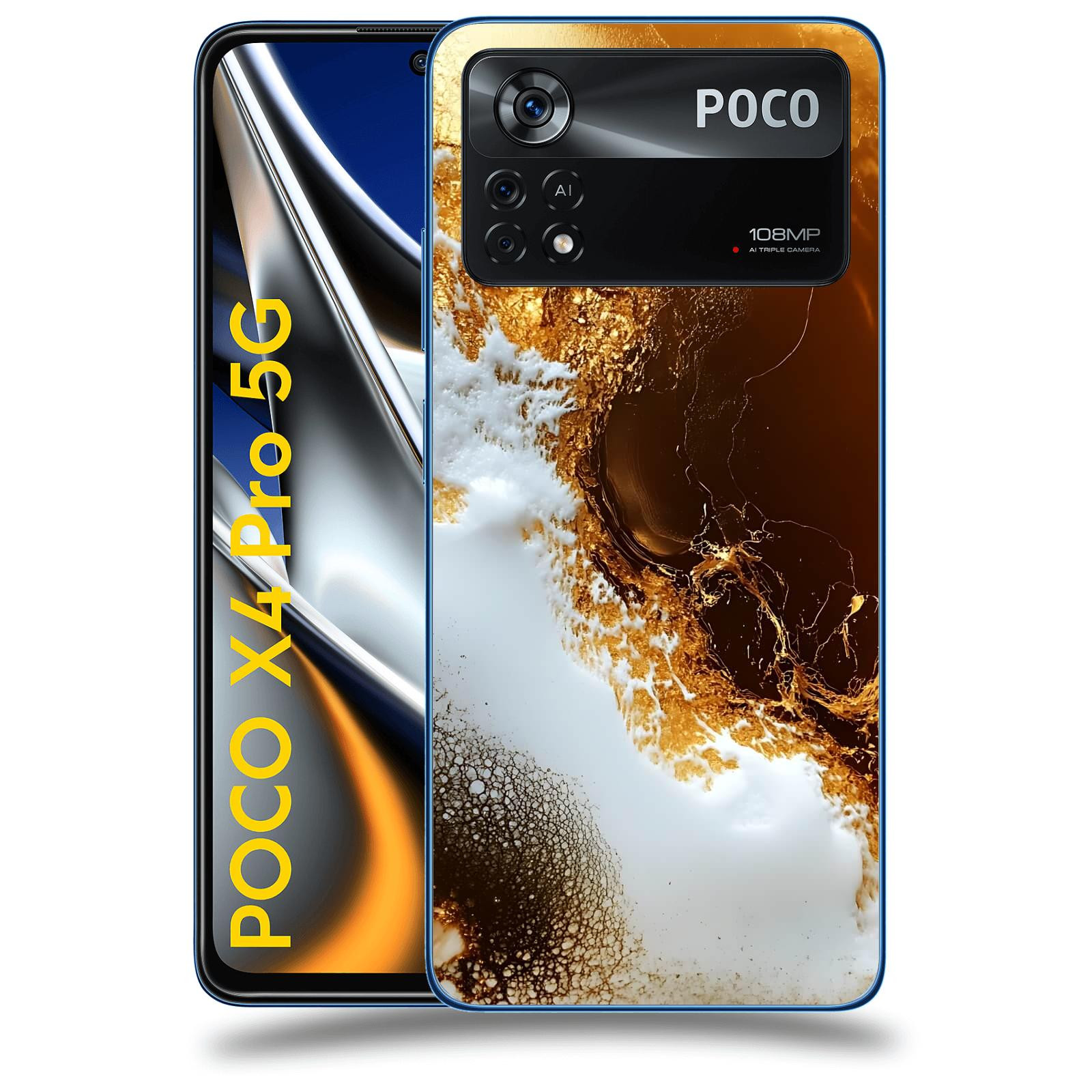 ACOVER Kryt na mobil Xiaomi Poco X4 Pro 5G - Amber II