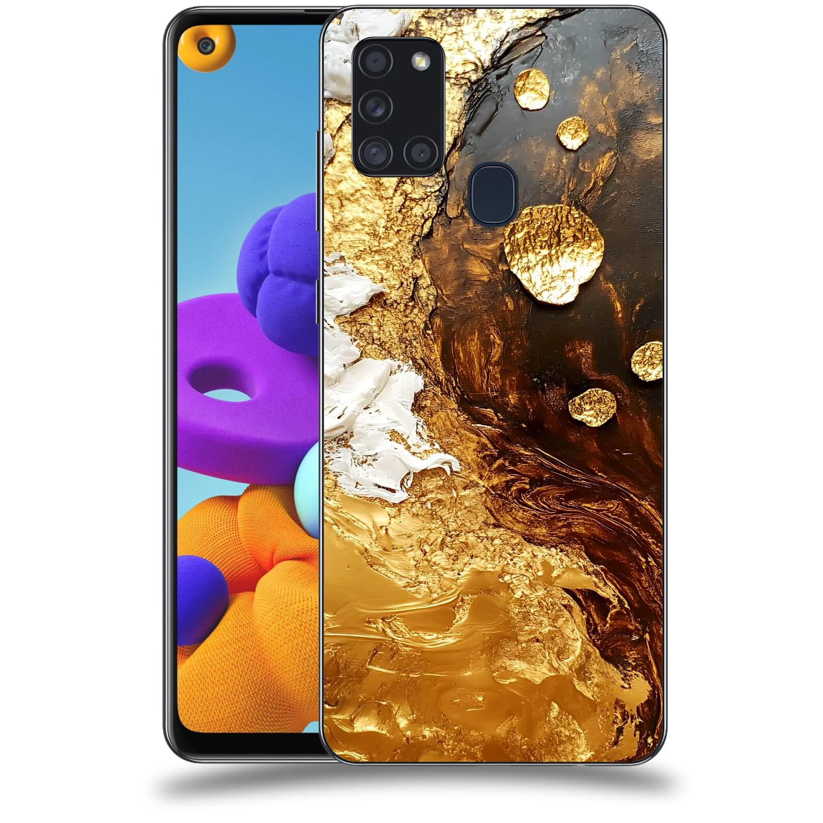 ACOVER Kryt na mobil Samsung Galaxy A21s - Amber III