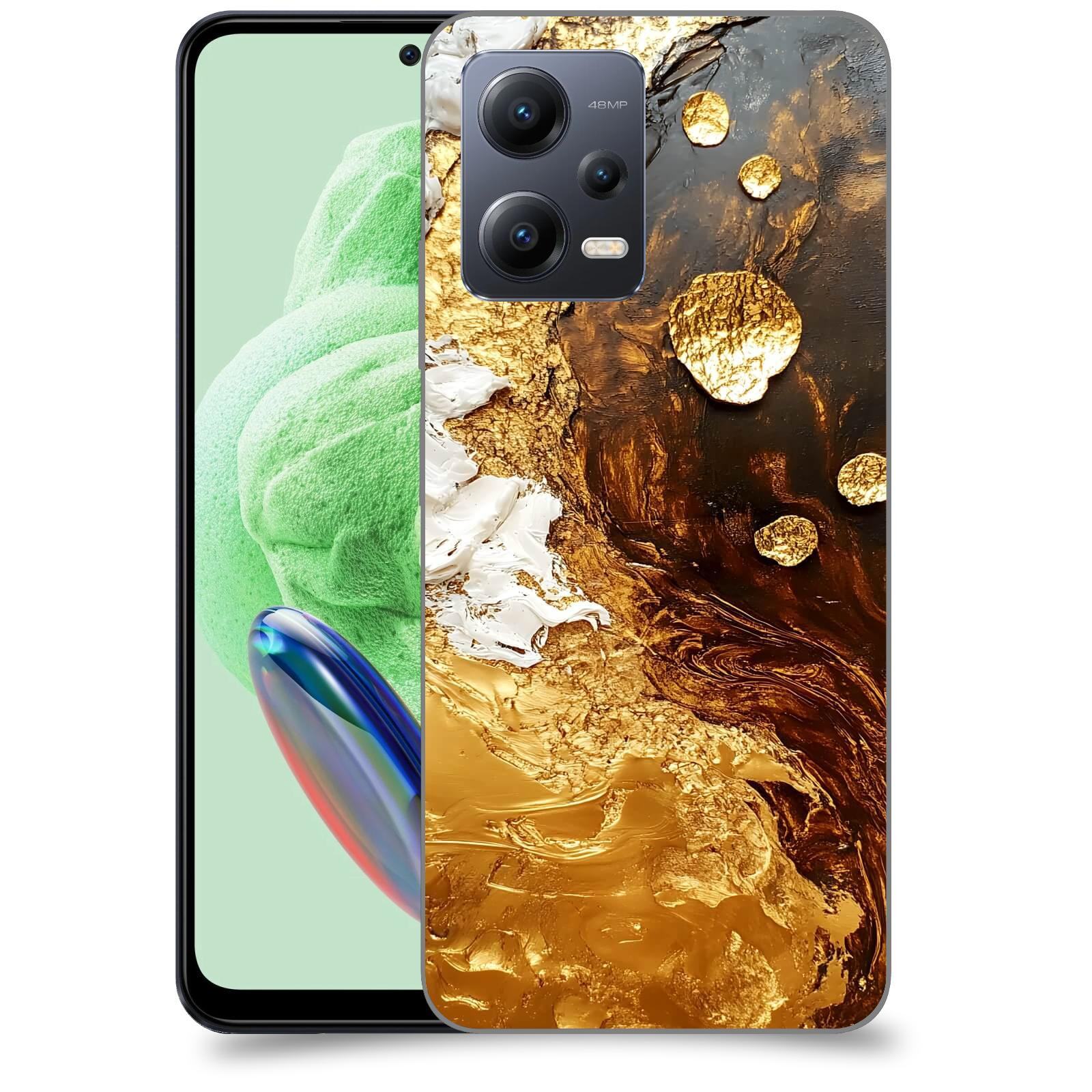 ACOVER Kryt na mobil Xiaomi Redmi Note 12 PRO 5G - Amber III