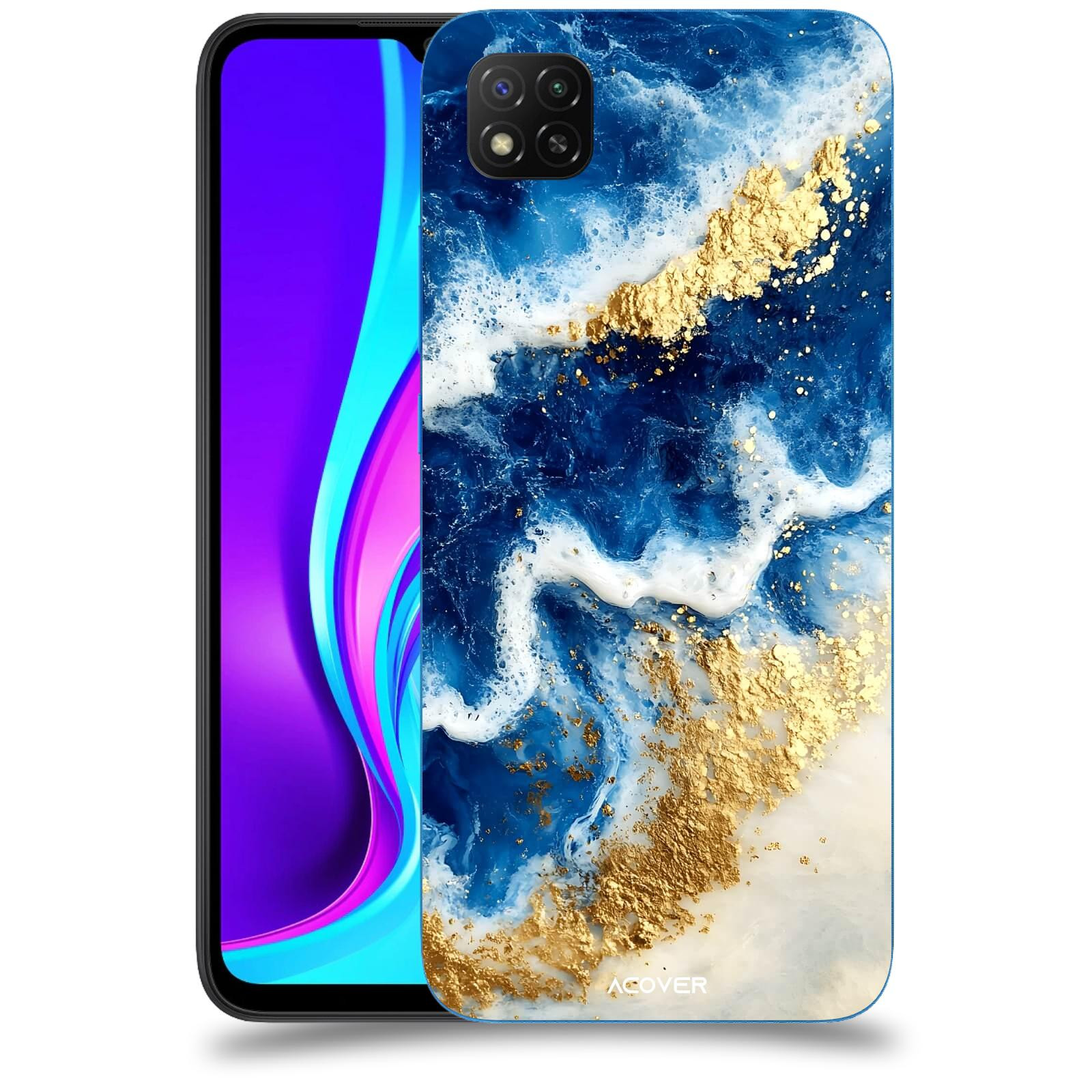 ACOVER Kryt na mobil Xiaomi Redmi 9C - Ocean Waves I
