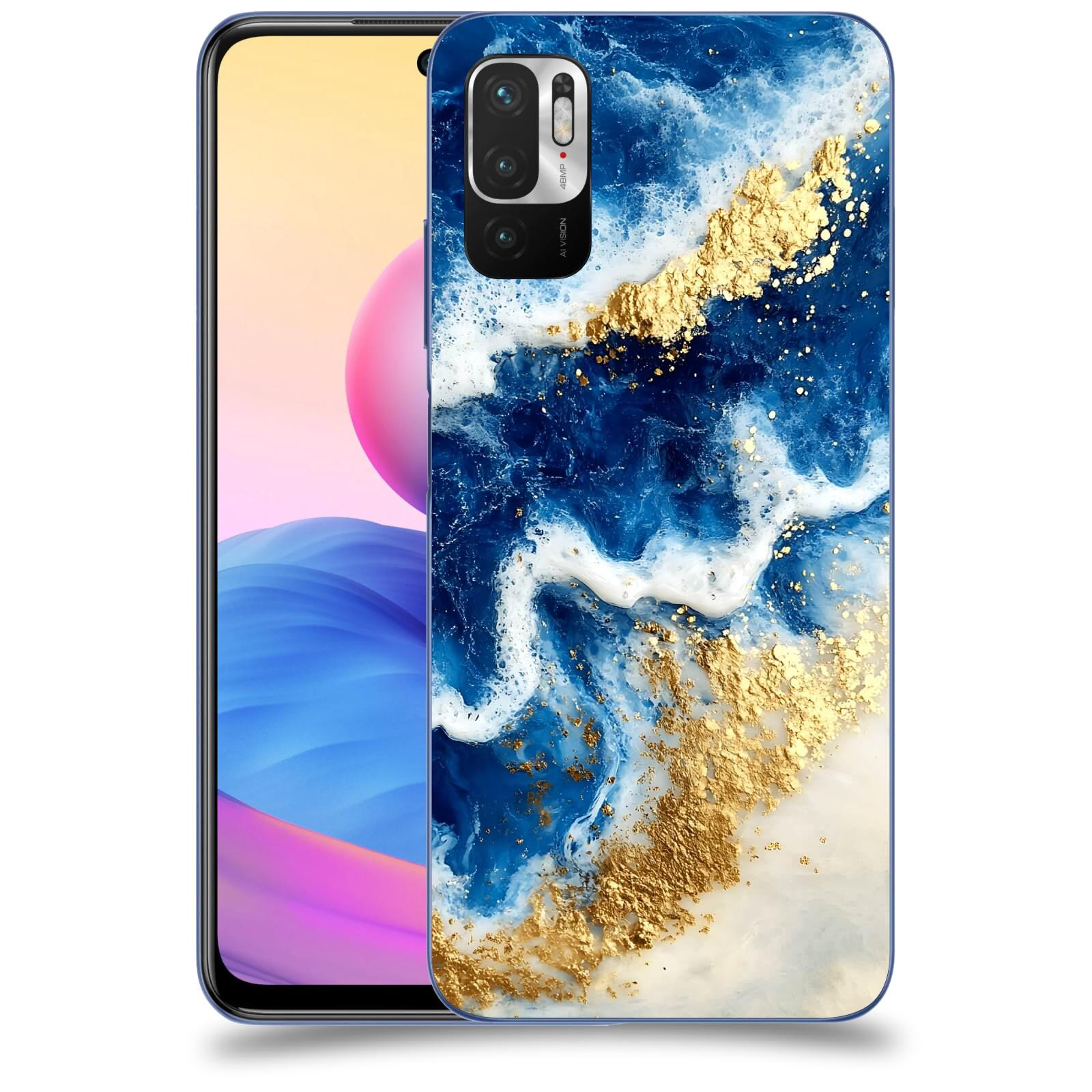 ACOVER Kryt na mobil Xiaomi Redmi Note 10 5G - Ocean Waves I