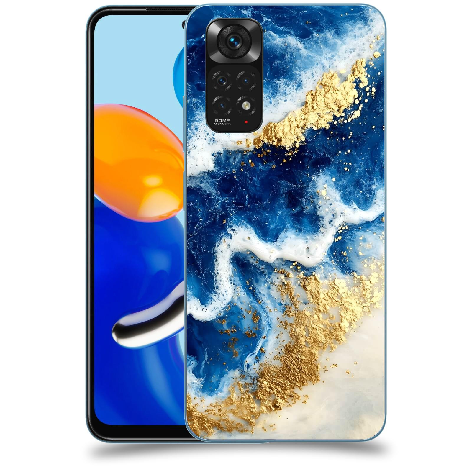 ACOVER Kryt na mobil Xiaomi Redmi Note 11 - Ocean Waves I
