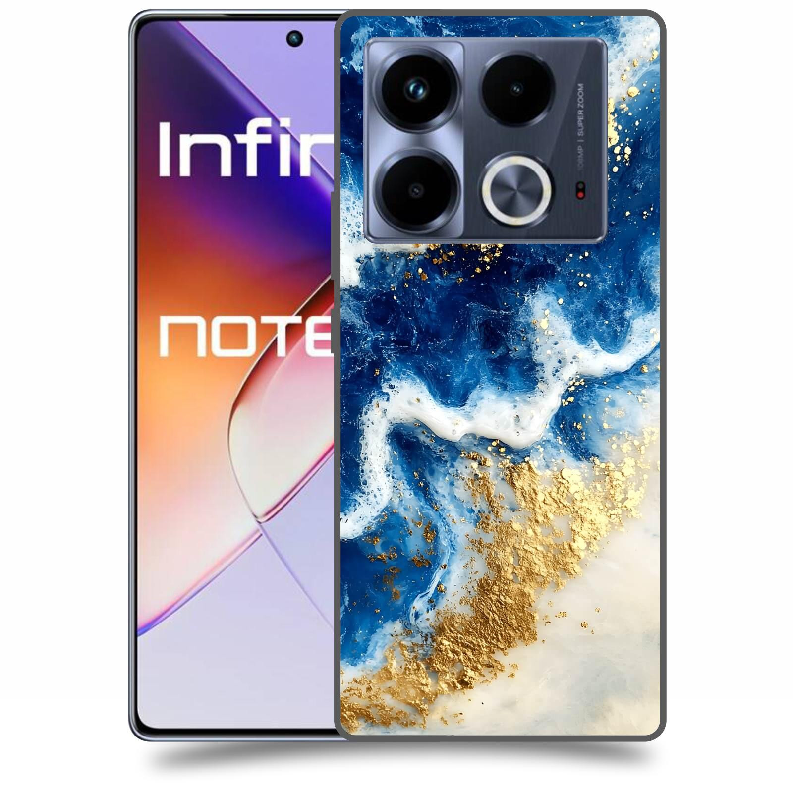 ACOVER Kryt na mobil Infinix Note 40 - Ocean Waves I
