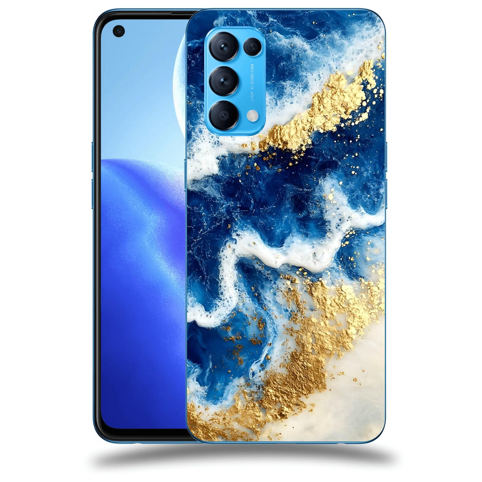 ACOVER Kryt na mobil OPPO Reno 5 5G - Ocean Waves I