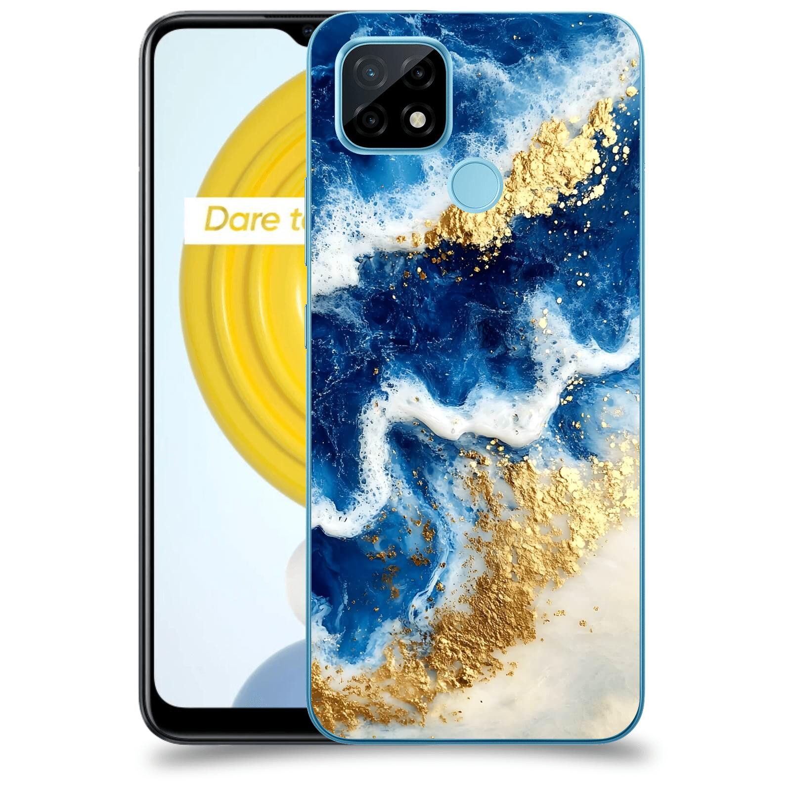 ACOVER Kryt na mobil Realme C21 - Ocean Waves I