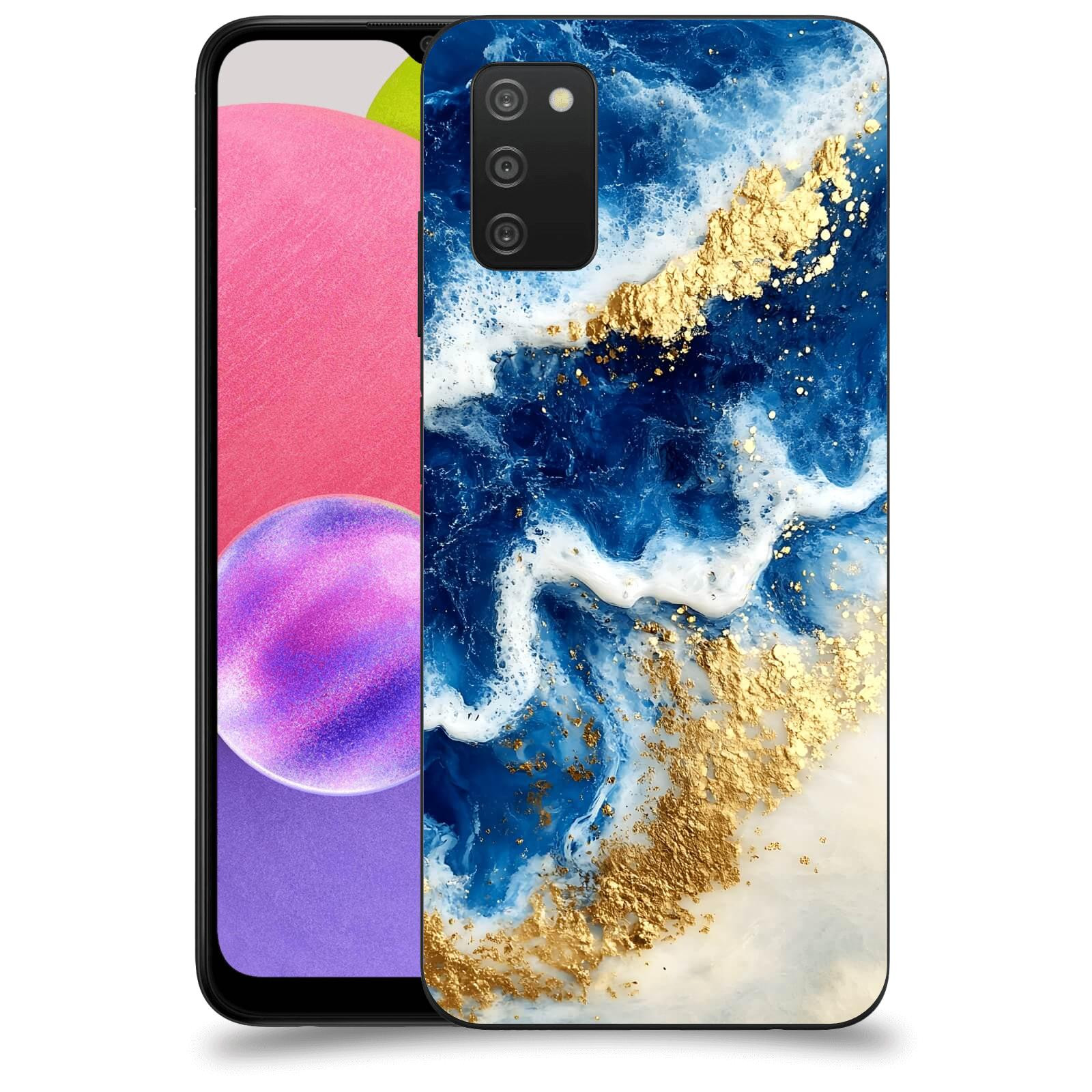 ACOVER Kryt na mobil Samsung Galaxy A03s A037G - Ocean Waves I