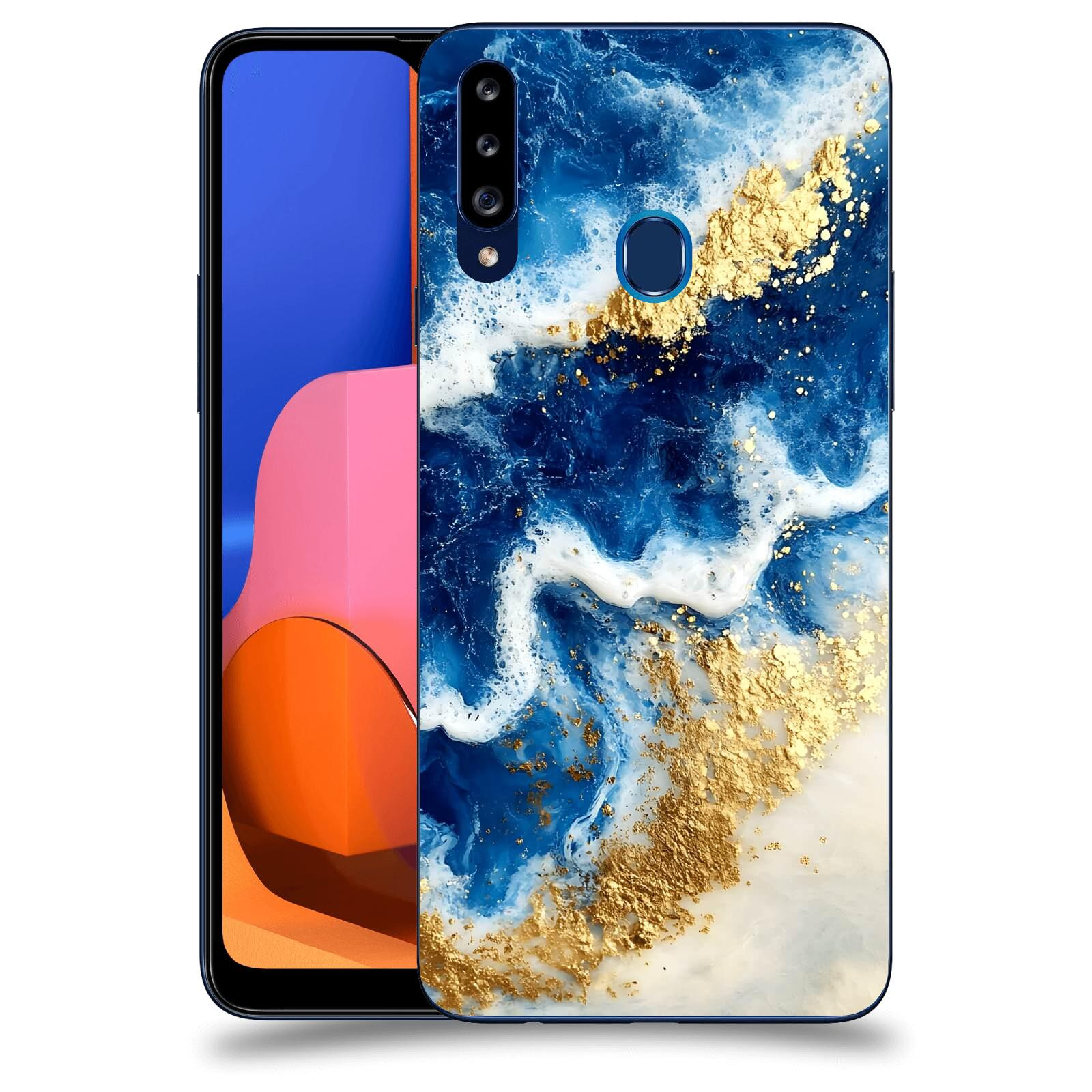 ACOVER Kryt na mobil Samsung Galaxy A20s - Ocean Waves I