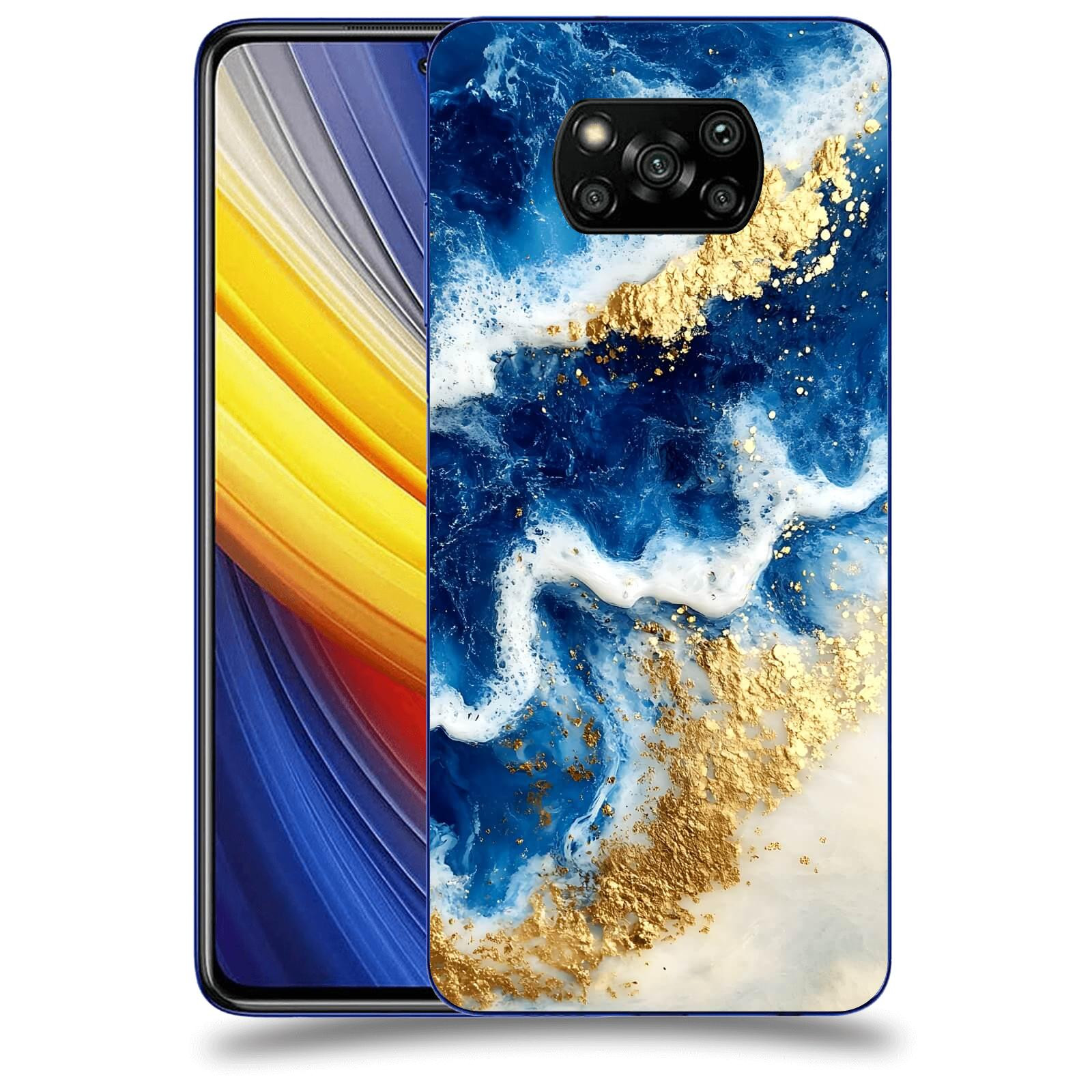 ACOVER Kryt na mobil Xiaomi Poco X3 Pro - Ocean Waves I