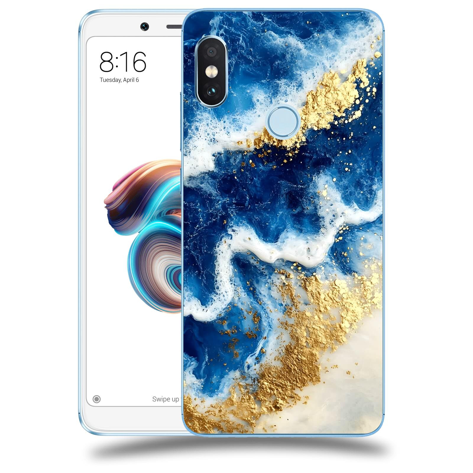 ACOVER Kryt na mobil Xiaomi Redmi Note 5 Global - Ocean Waves I