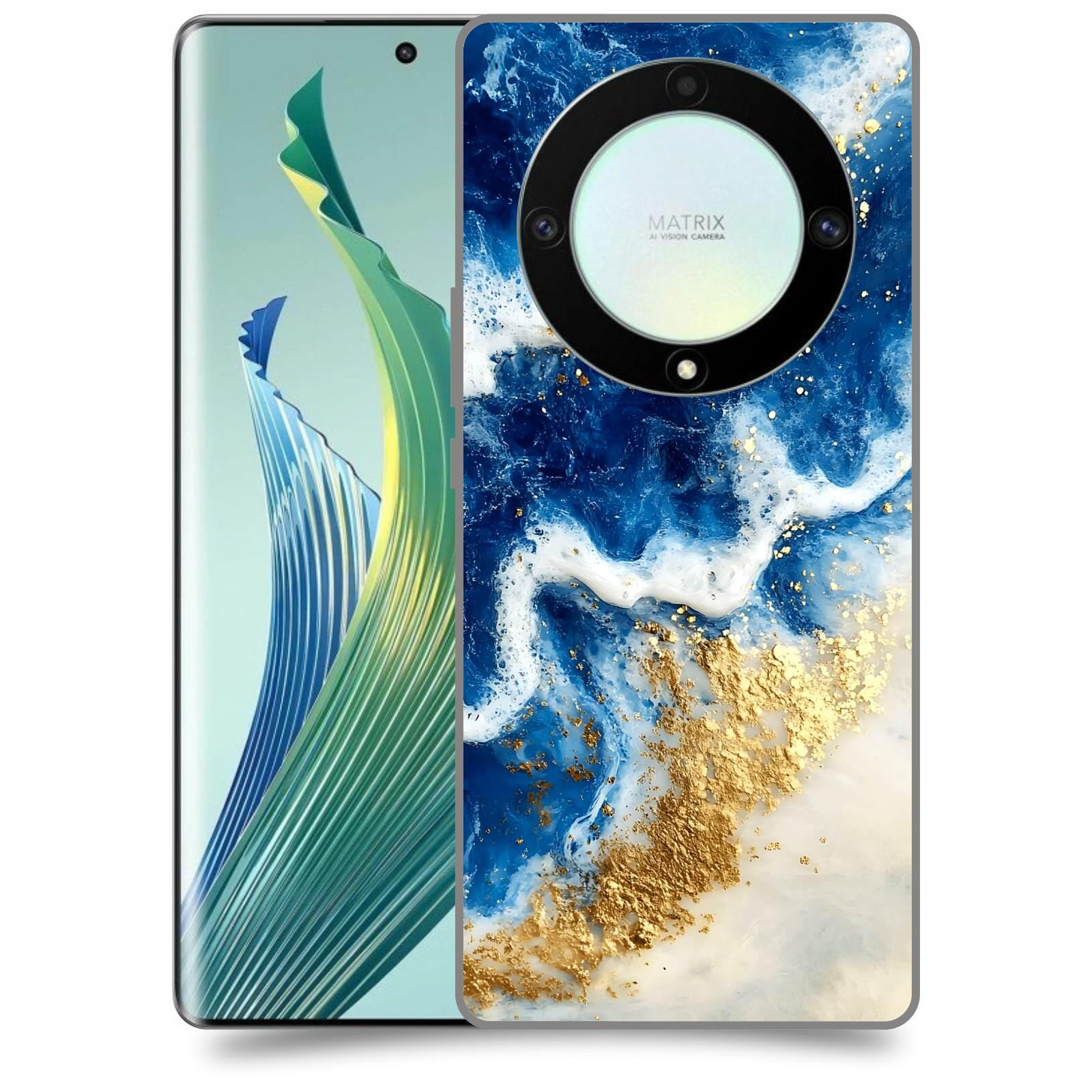 ACOVER Kryt na mobil Honor Magic 5 Lite 5G - Ocean Waves I