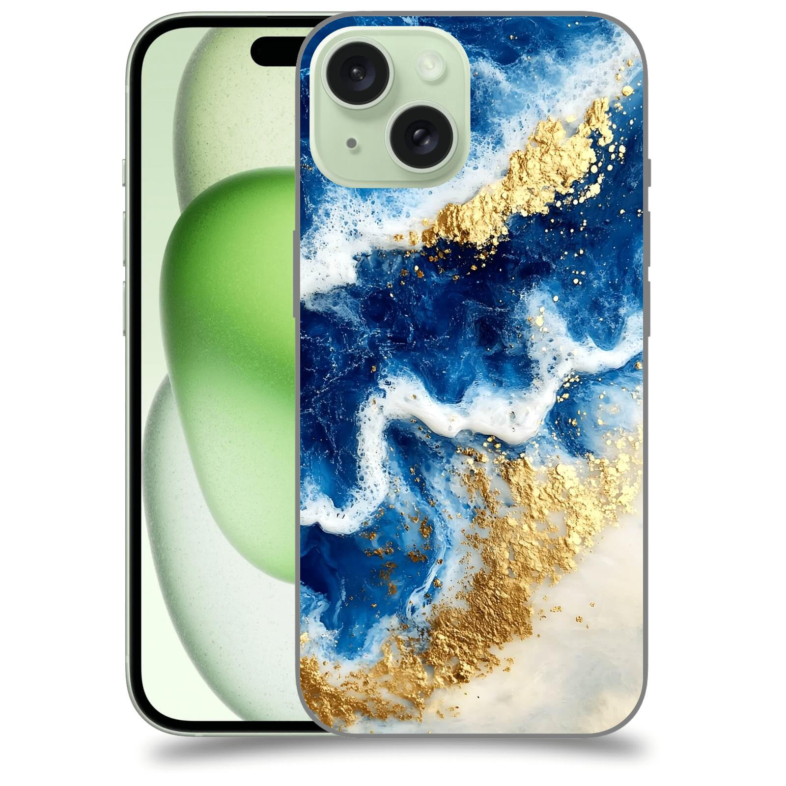ACOVER Kryt na mobil Apple iPhone 15 - Ocean Waves I