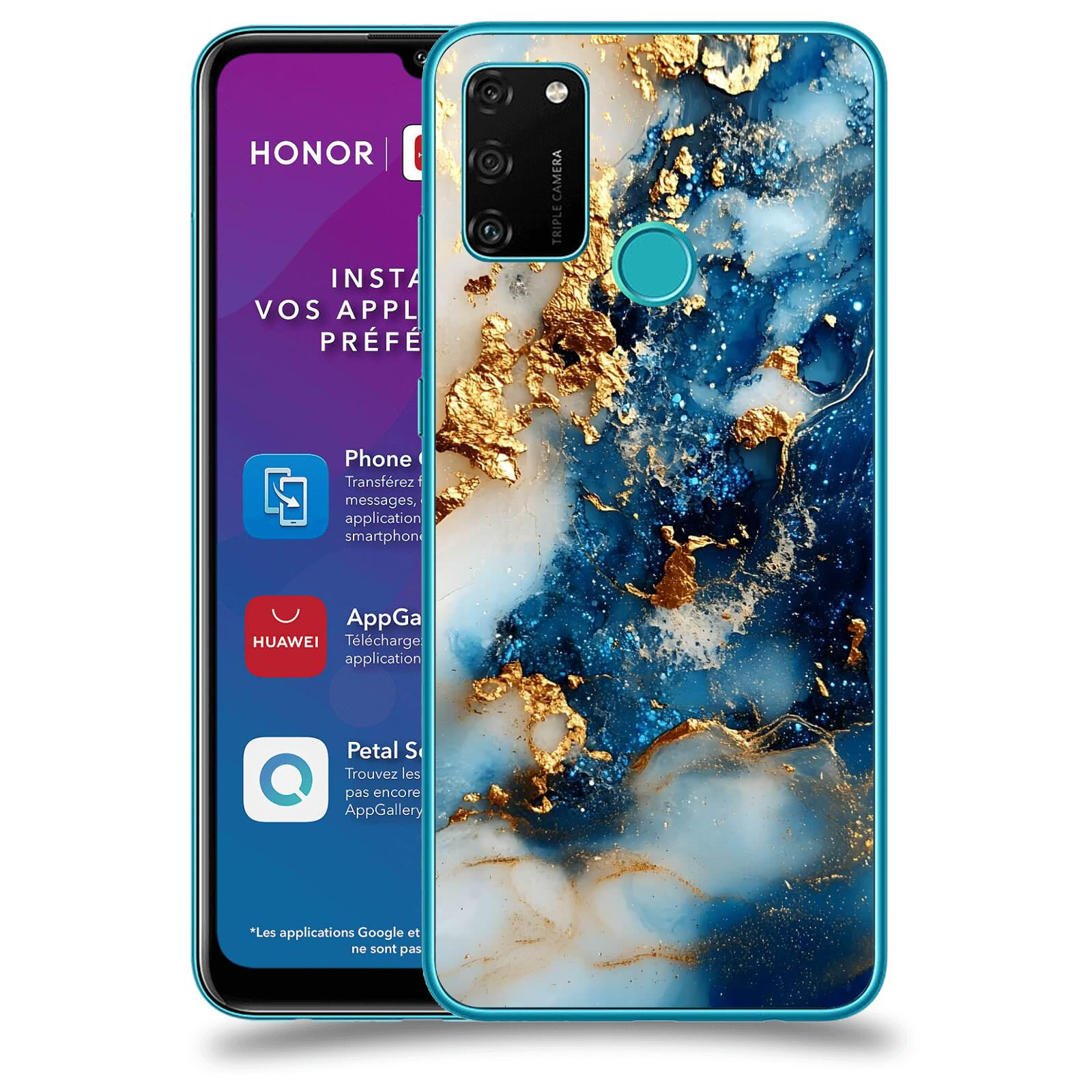 ACOVER Kryt na mobil Honor 9A - Ocean Waves II