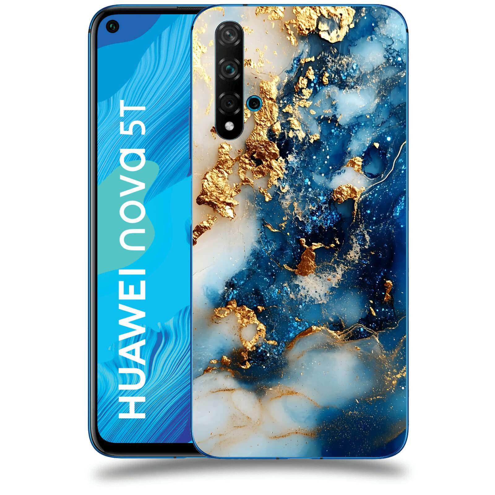 ACOVER Kryt na mobil Huawei Nova 5T - Ocean Waves II