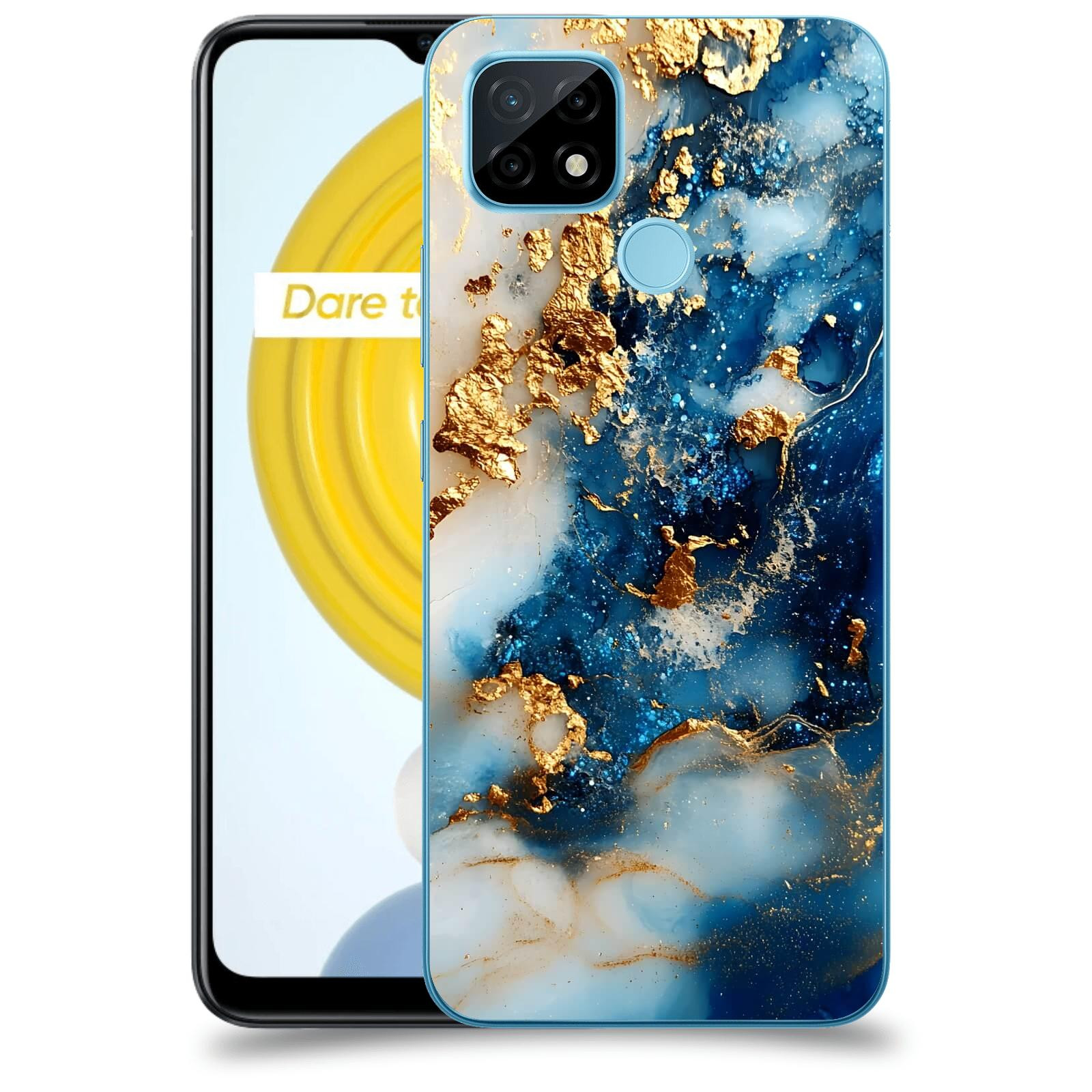 ACOVER Kryt na mobil Realme C21 - Ocean Waves II