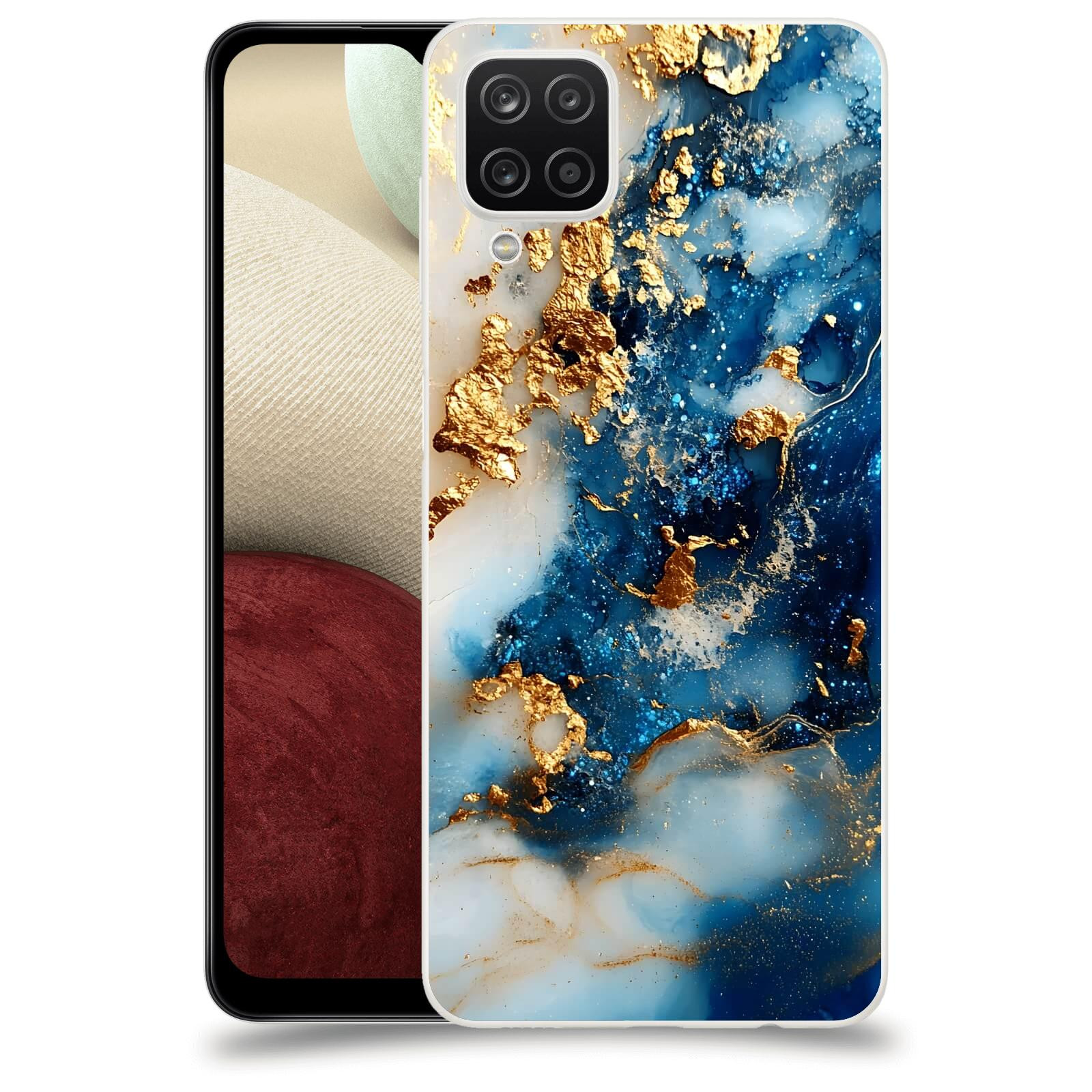 ACOVER Kryt na mobil Samsung Galaxy A12 A125F - Ocean Waves II