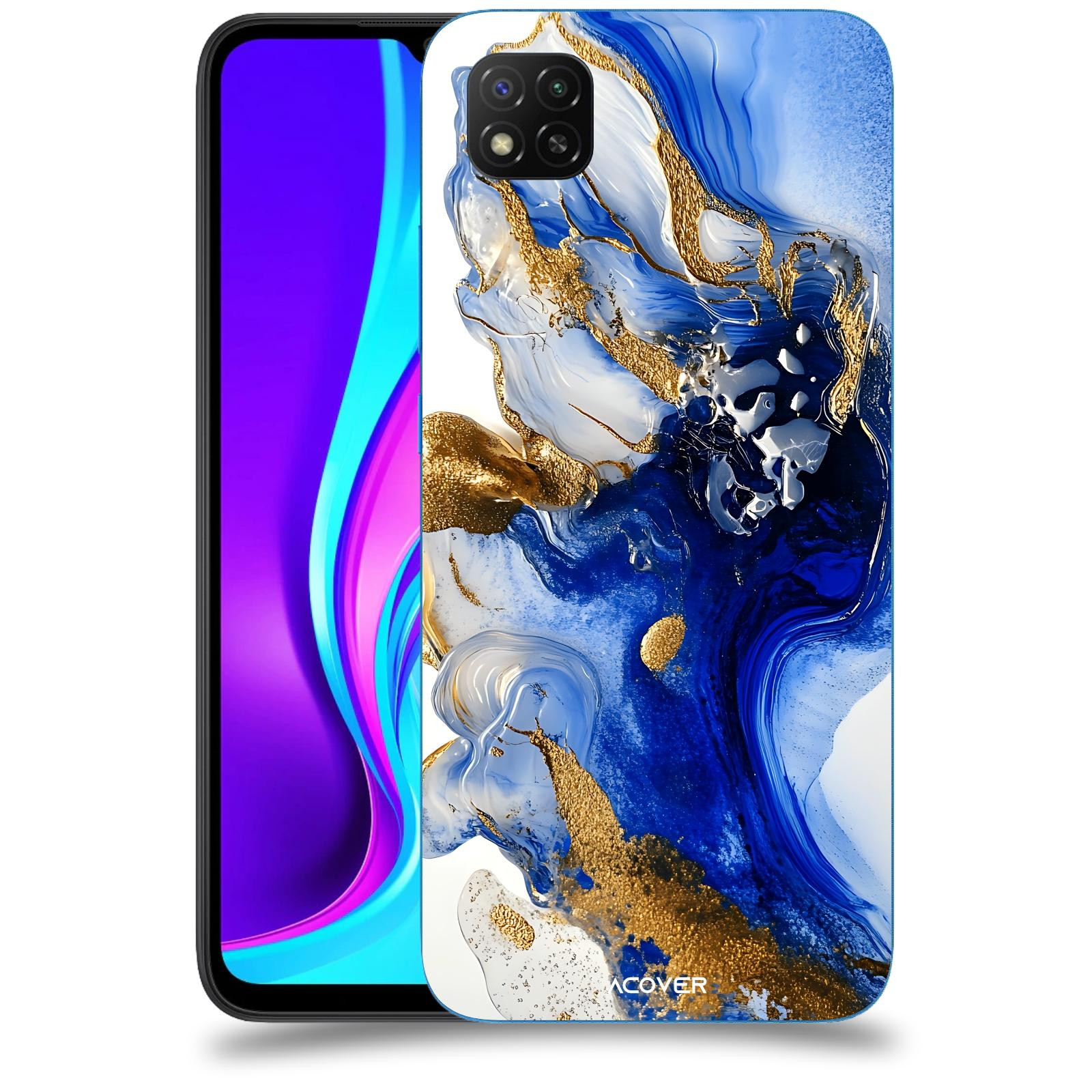 ACOVER Kryt na mobil Xiaomi Redmi 9C - Ocean Waves III