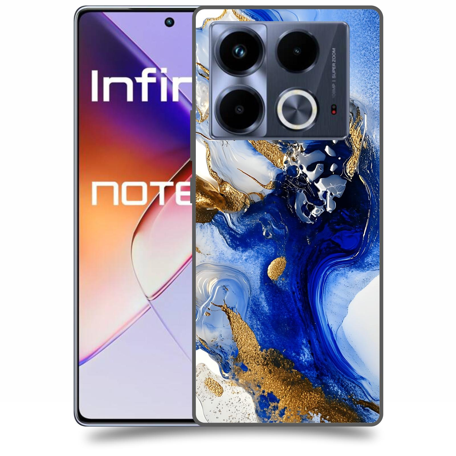 ACOVER Kryt na mobil Infinix Note 40 - Ocean Waves III