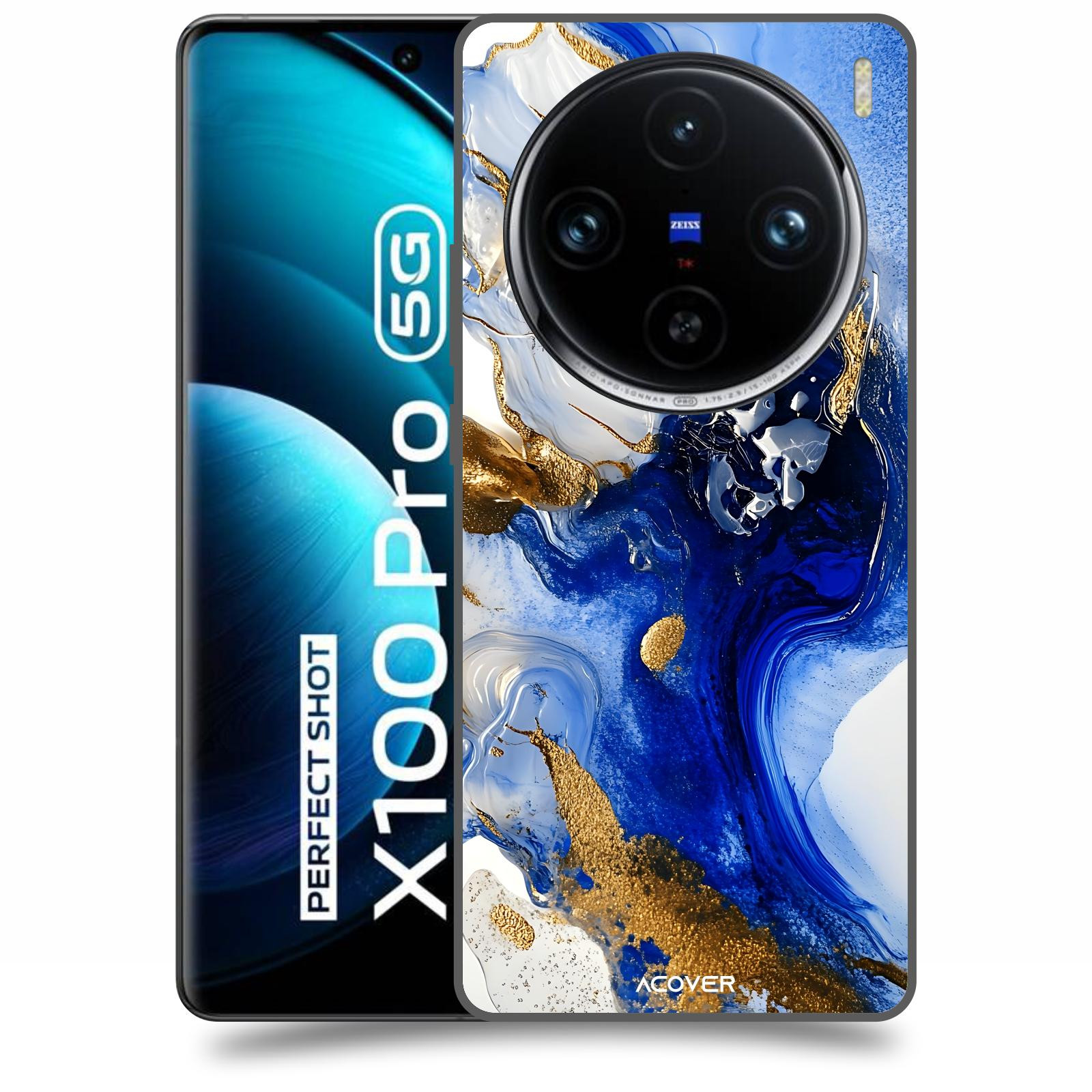 ACOVER Kryt na mobil Vivo X100 Pro - Ocean Waves III