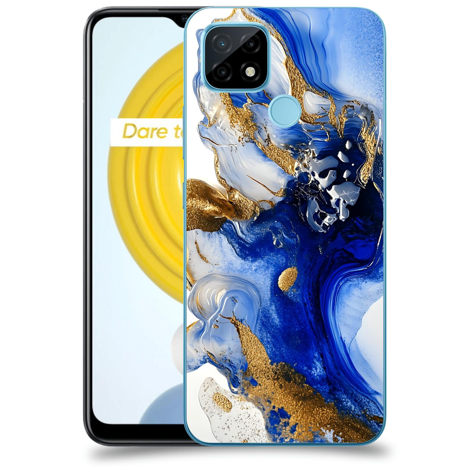 ACOVER Kryt na mobil Realme C21 - Ocean Waves III