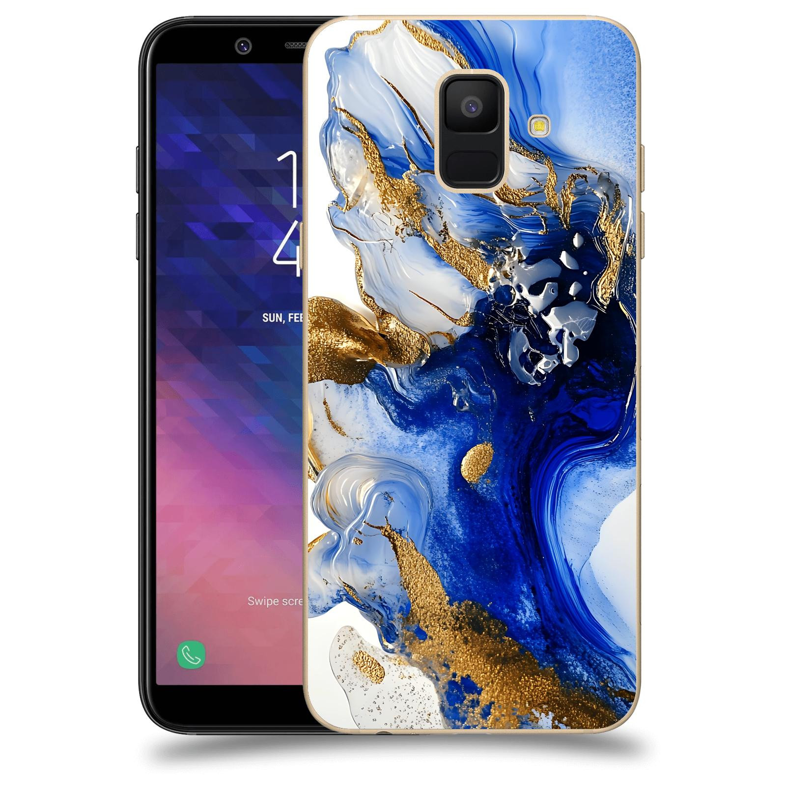 ACOVER Kryt na mobil Samsung Galaxy A6 A600F - Ocean Waves III
