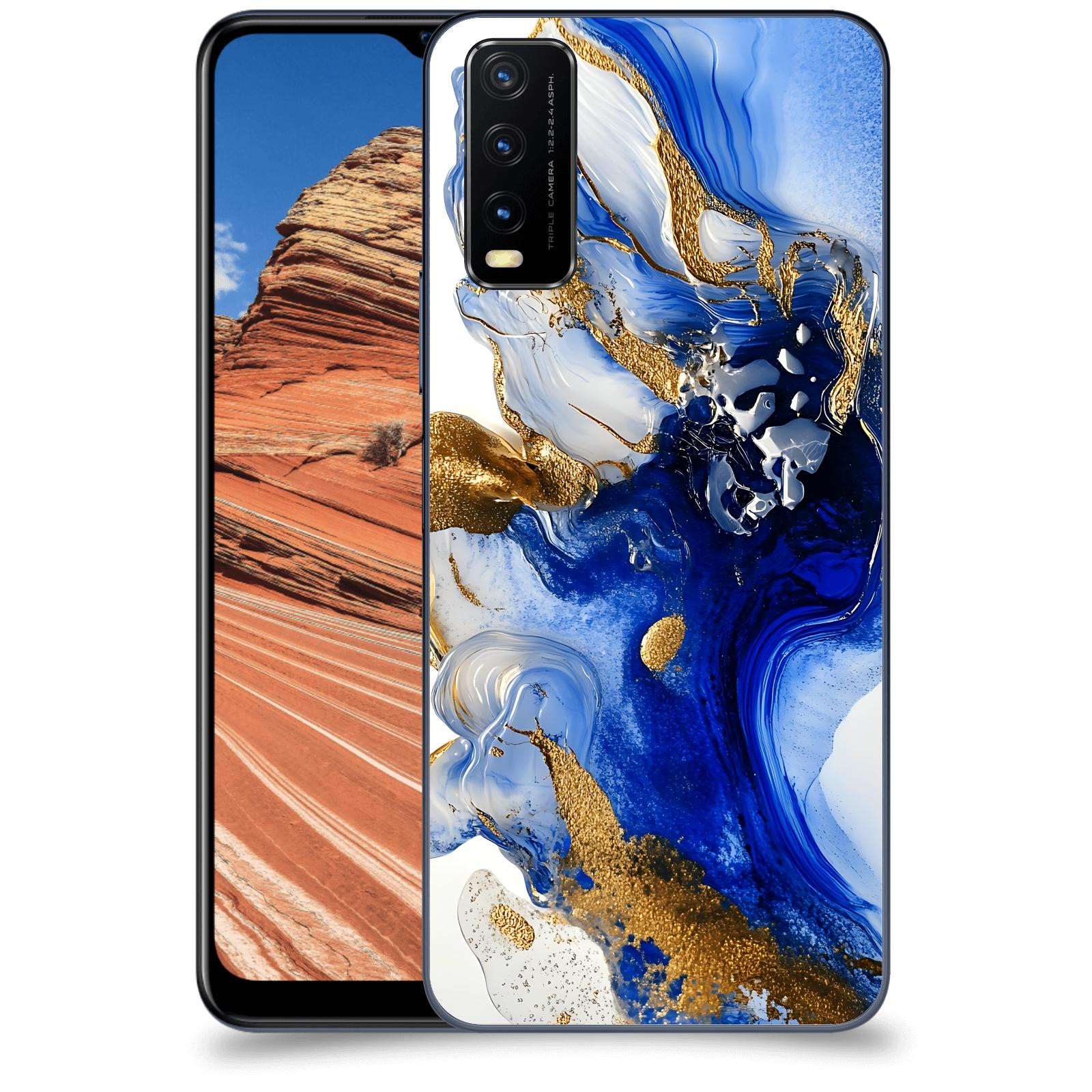 ACOVER Kryt na mobil Vivo Y20s - Ocean Waves III