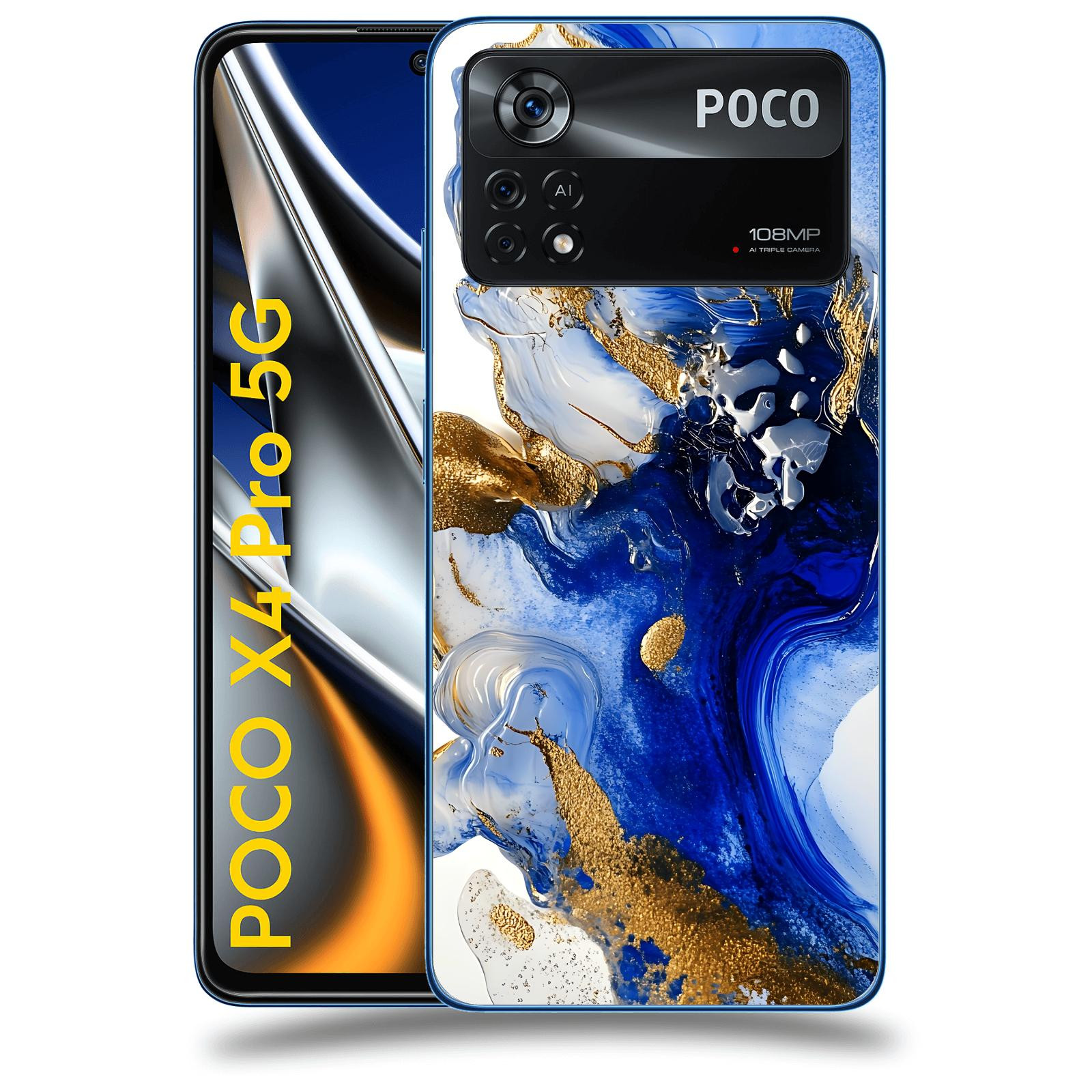 ACOVER Kryt na mobil Xiaomi Poco X4 Pro 5G - Ocean Waves III