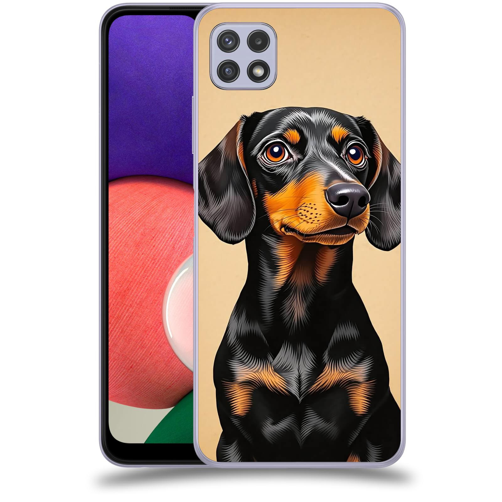 ACOVER Kryt na mobil Samsung Galaxy A22 5G A226B - Dachshund I