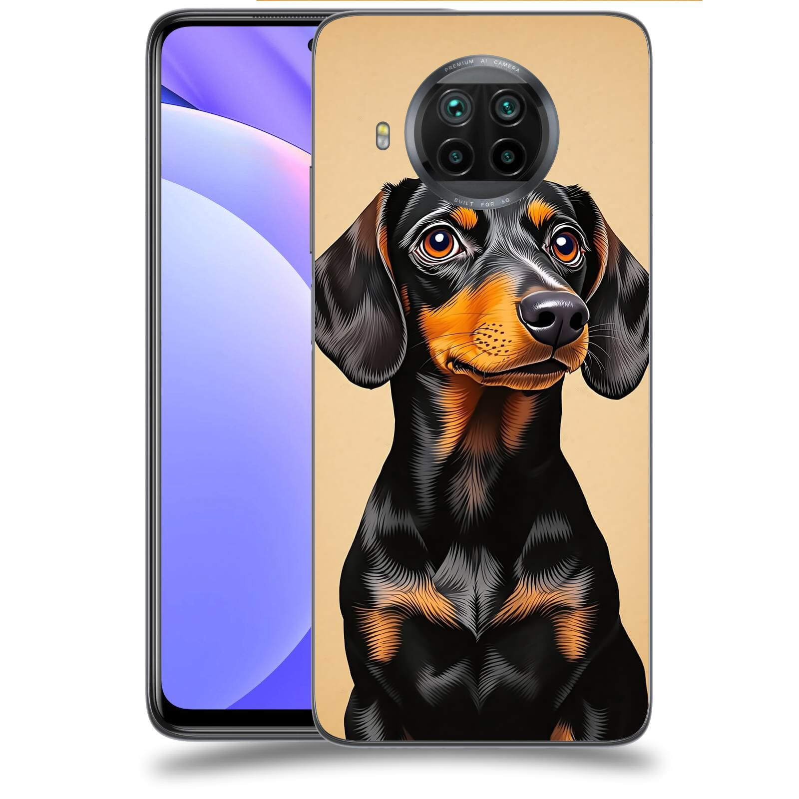 ACOVER Kryt na mobil Xiaomi Mi 10T Lite - Dachshund I