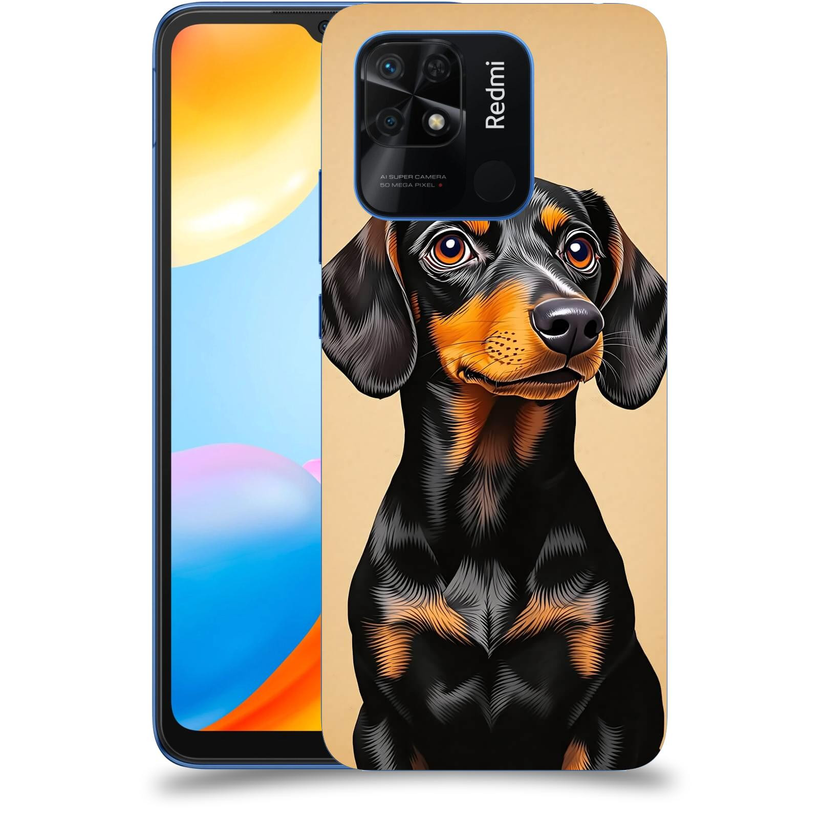 ACOVER Kryt na mobil Xiaomi Redmi 10C - Dachshund I