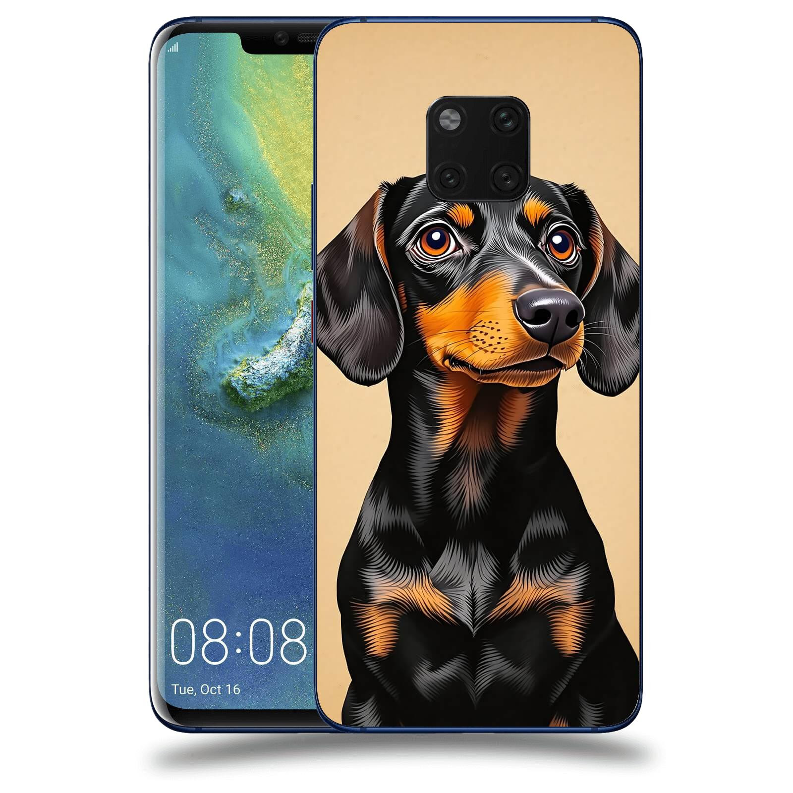 ACOVER Kryt na mobil Huawei Mate 20 Pro - Dachshund I