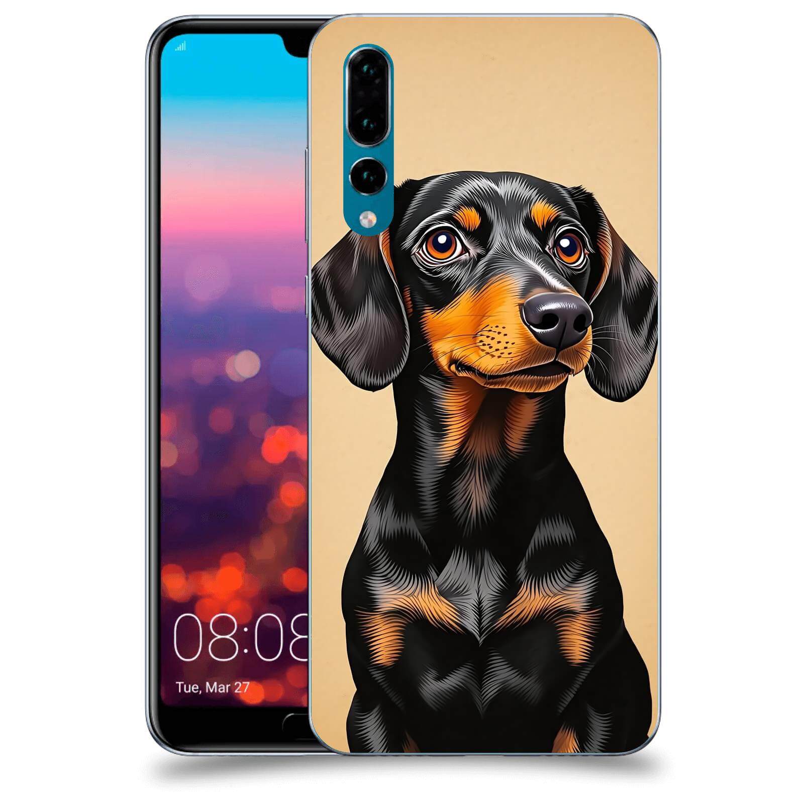 ACOVER Kryt na mobil Huawei P20 Pro - Dachshund I
