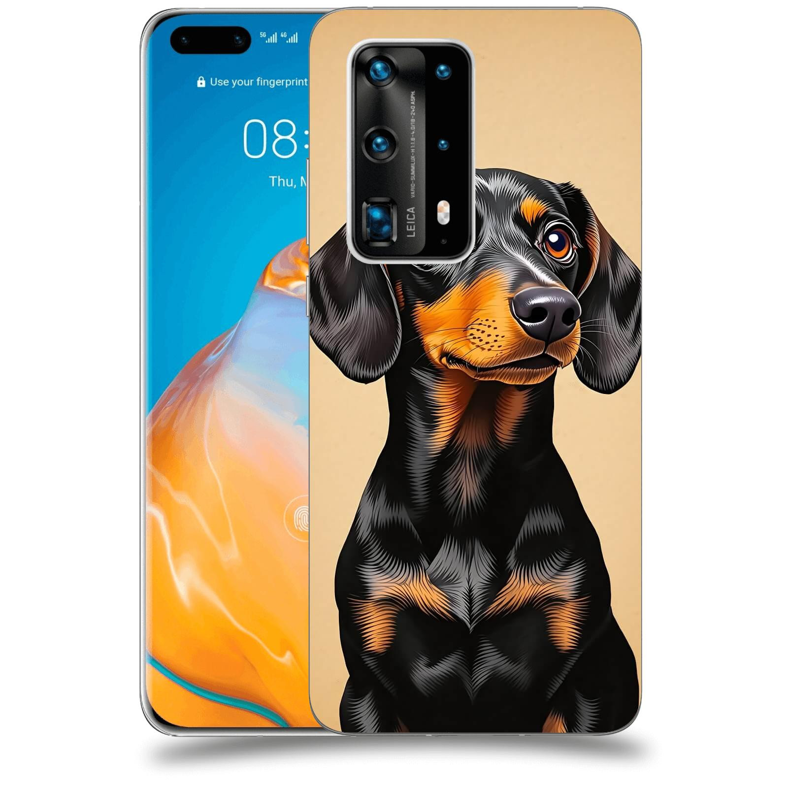 ACOVER Kryt na mobil Huawei P40 Pro - Dachshund I