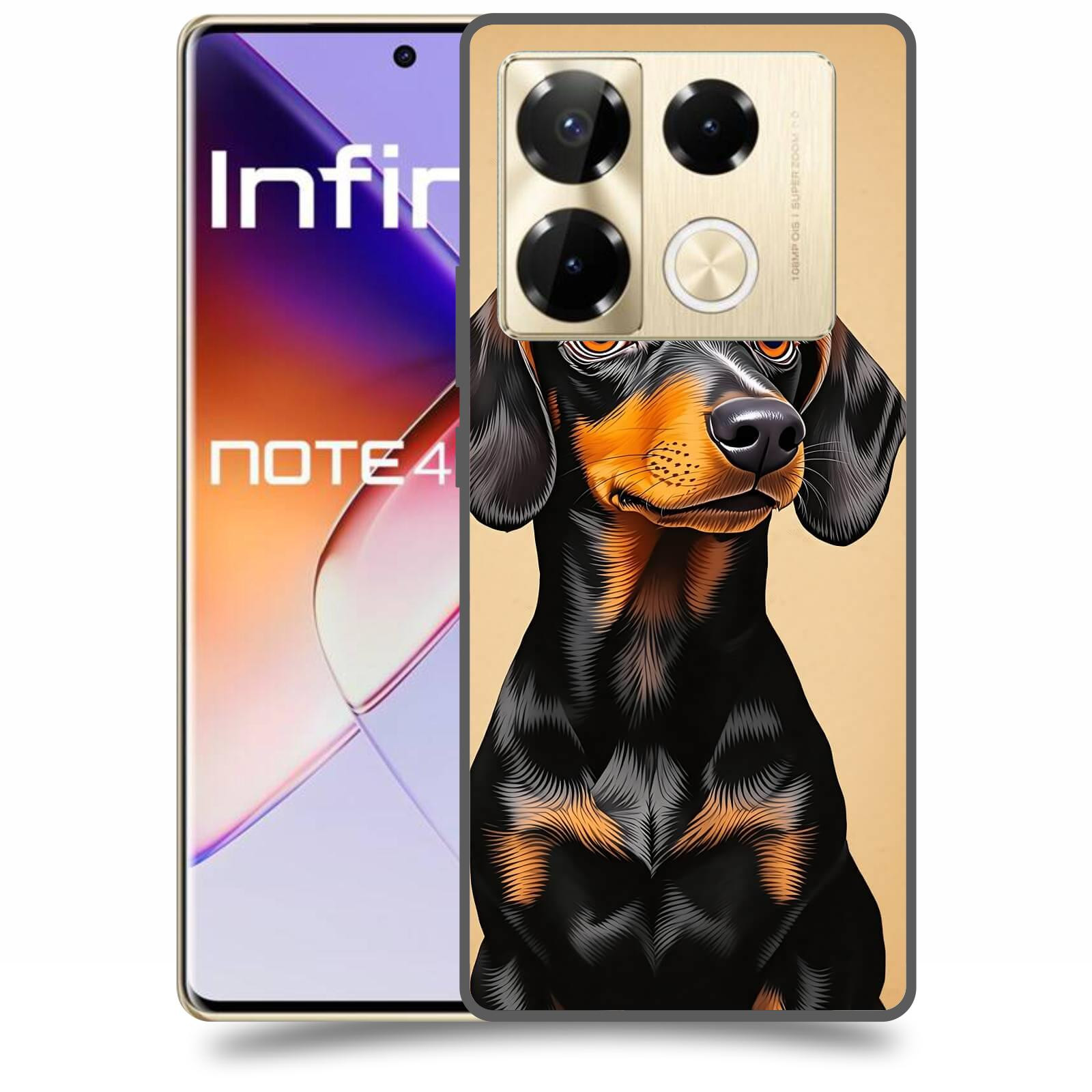 ACOVER Kryt na mobil Infinix Note 40 PRO - Dachshund I