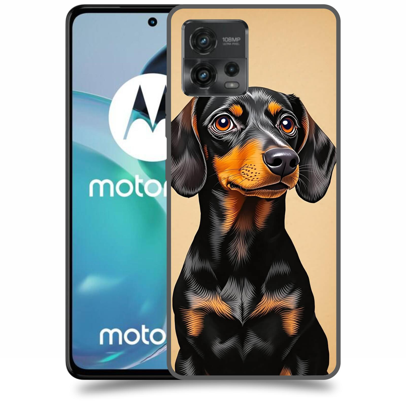ACOVER Kryt na mobil Motorola Moto G72 - Dachshund I