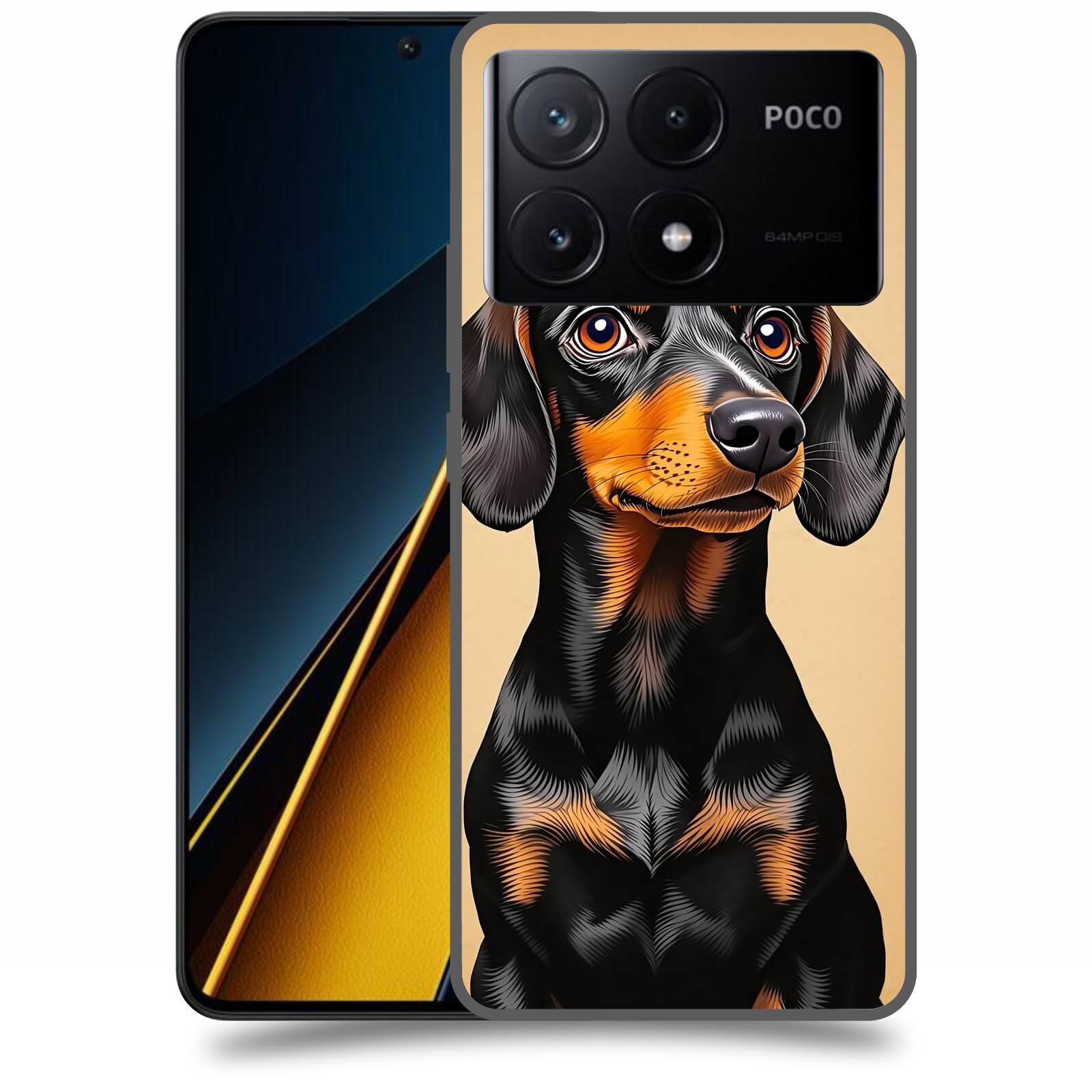 ACOVER Kryt na mobil Poco X6 Pro 5G - Dachshund I