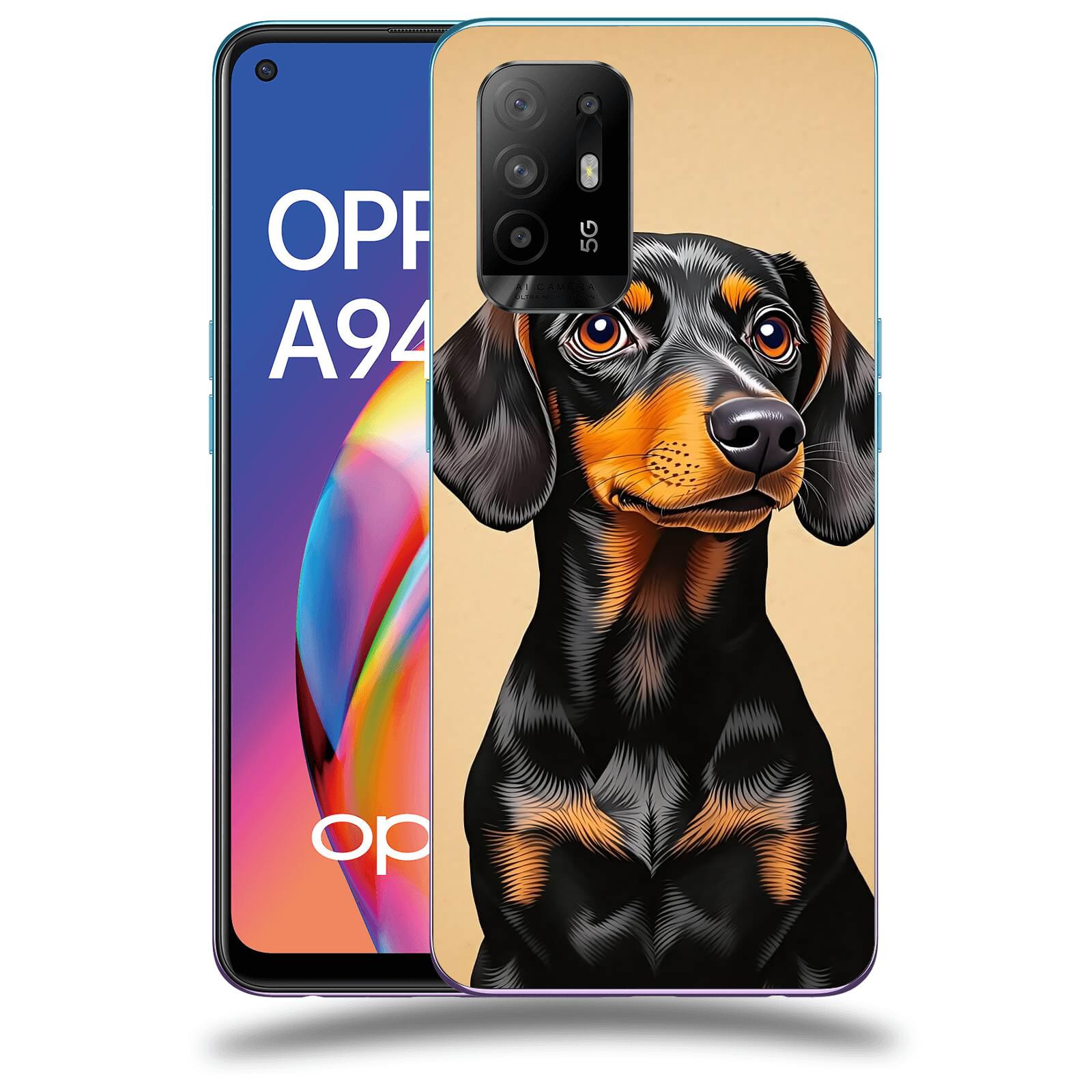 ACOVER Kryt na mobil OPPO A94 5G - Dachshund I