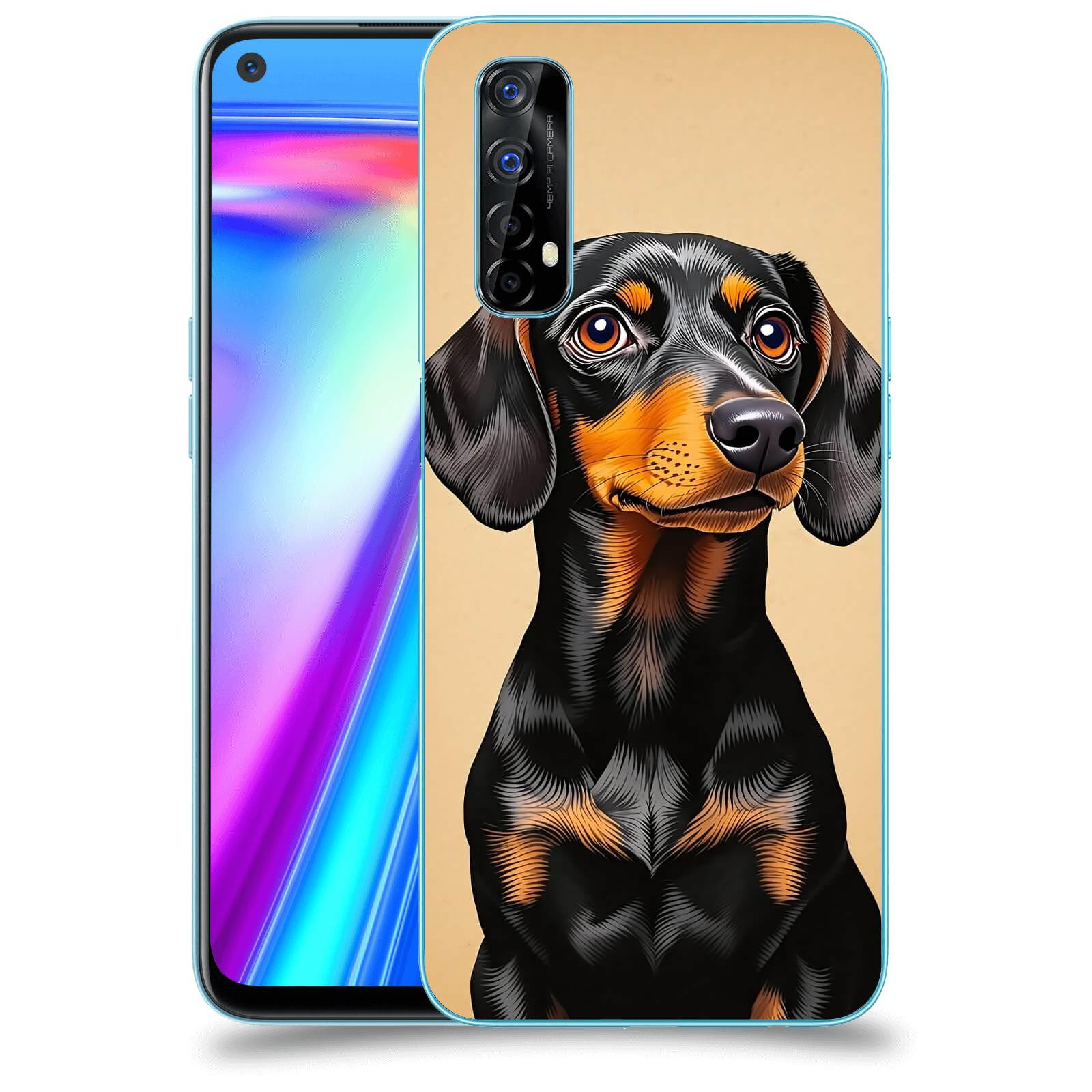 ACOVER Kryt na mobil Realme 7 - Dachshund I