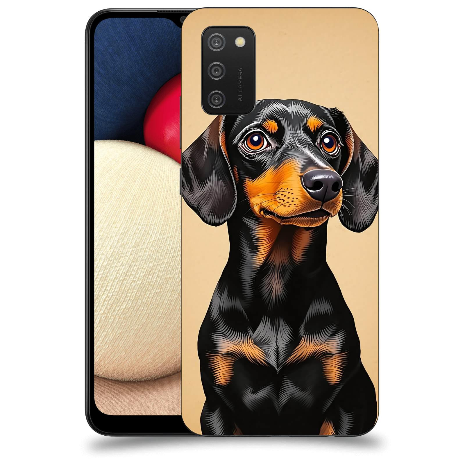ACOVER Kryt na mobil Samsung Galaxy A02s A025G - Dachshund I