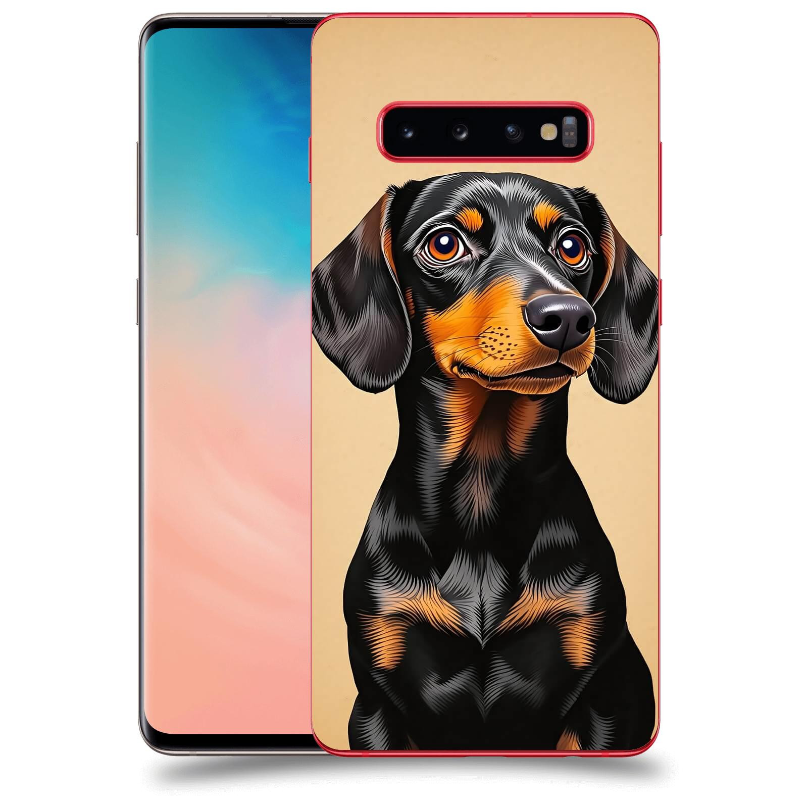 ACOVER Kryt na mobil Samsung Galaxy S10 Plus G975 - Dachshund I