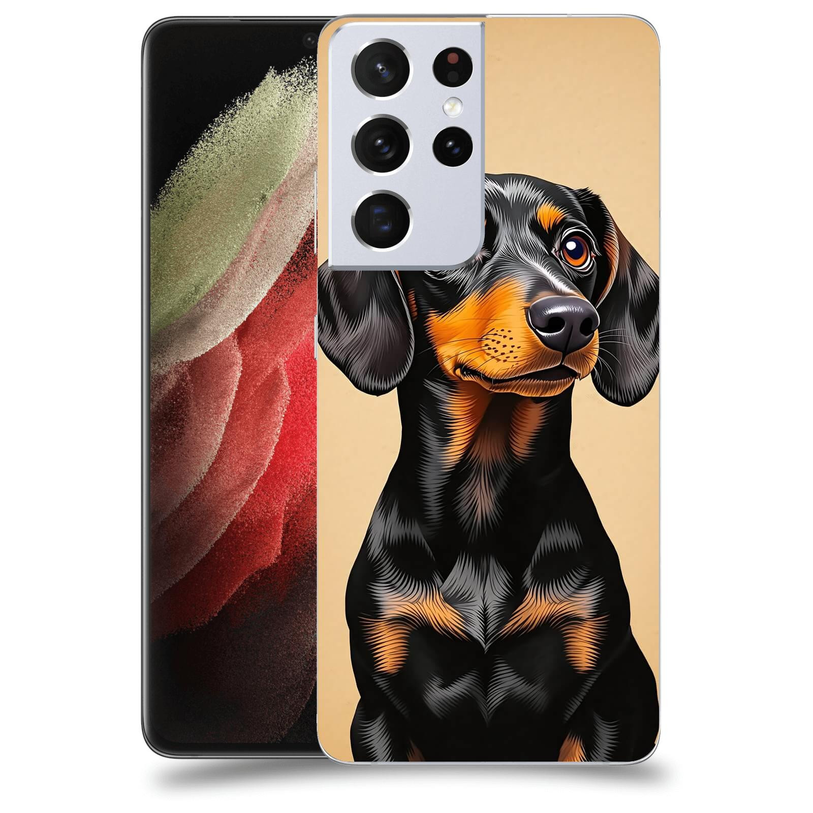 ACOVER Kryt na mobil Samsung Galaxy S21 Ultra 5G G998B - Dachshund I